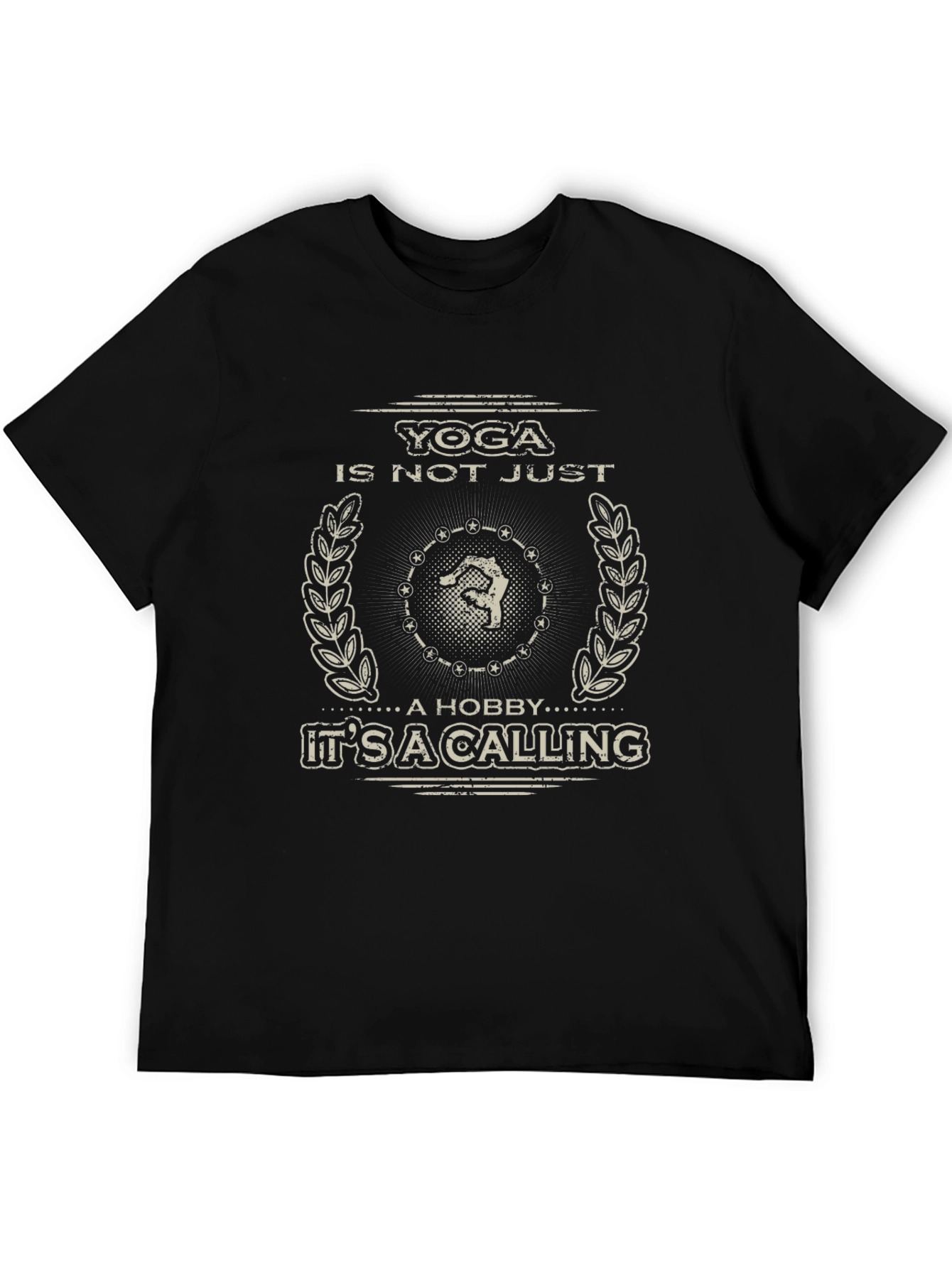 Yoga Calling Graphic Tee - Unisex Black T-Shirt