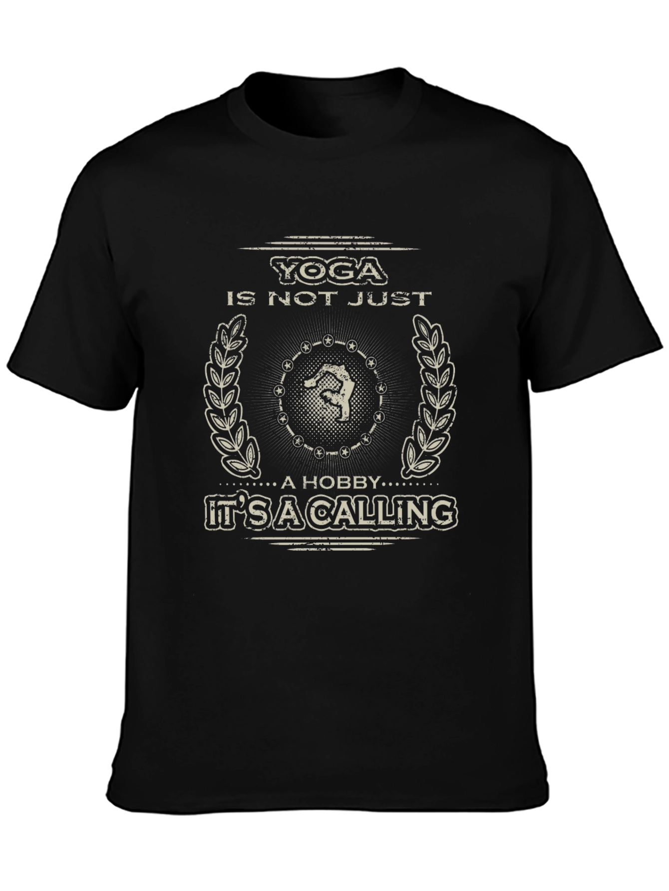 Yoga Calling Graphic Tee - Unisex Black T-Shirt
