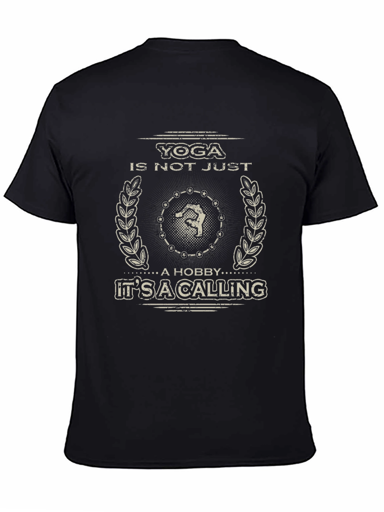 Yoga Calling Graphic Tee - Unisex Black T-Shirt