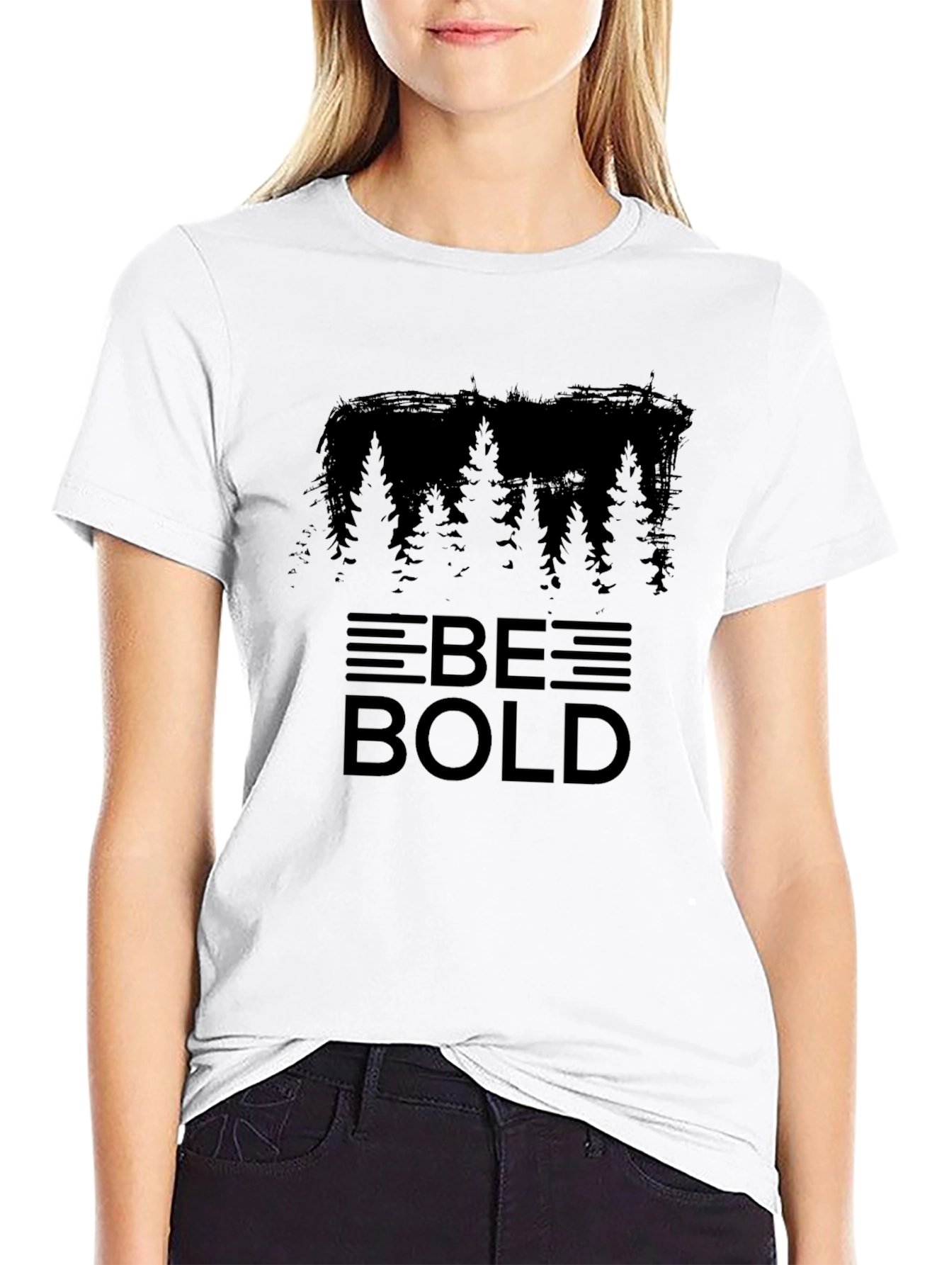 Be Bold Forest Graphic T-Shirt