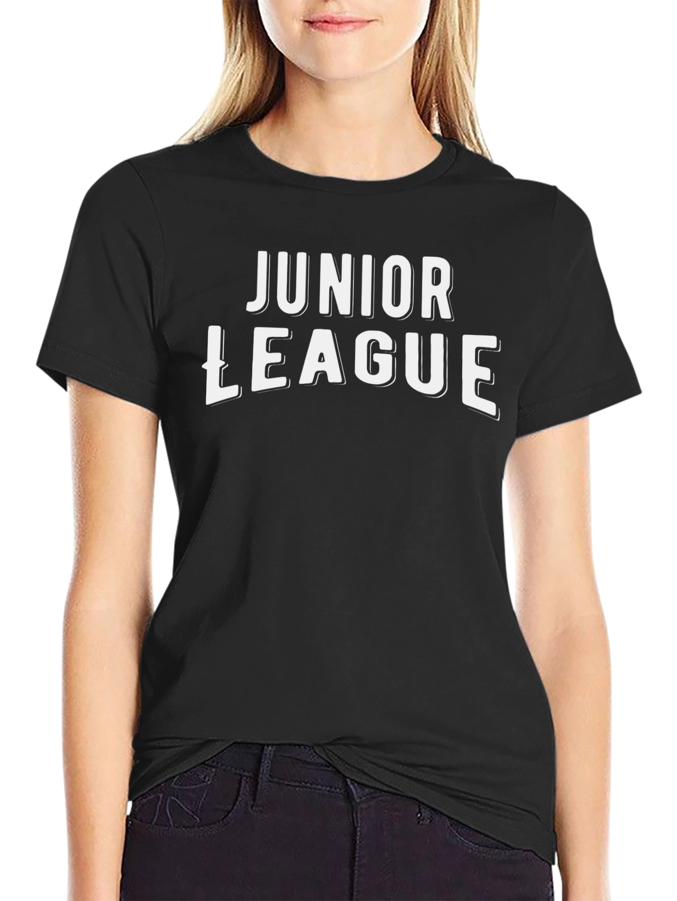 Junior League Graphic T-Shirt - Black