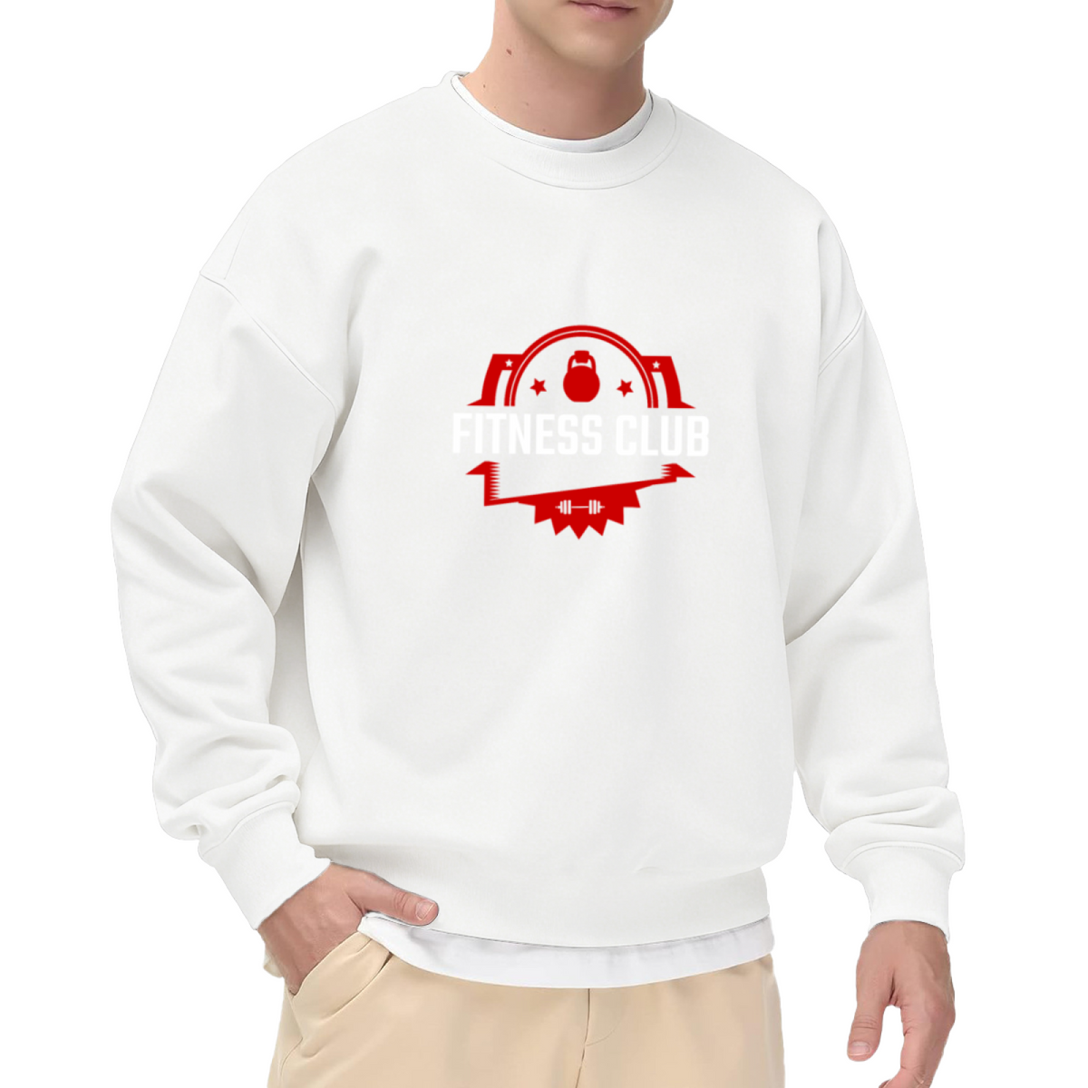 FITNESS CLUB - Gym Motivation Graphic ԲÁìÎÀÒÂ | Unisex Pullover Sweatshirt
