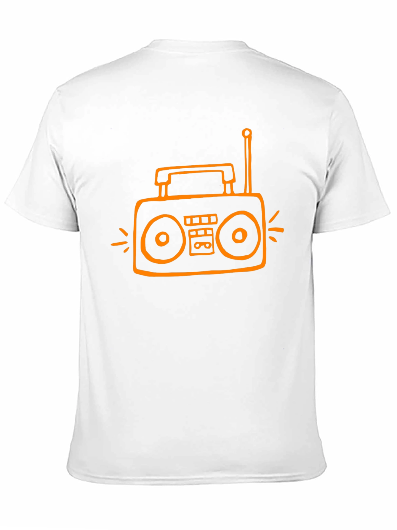 Retro Radio Graphic Tee - Black