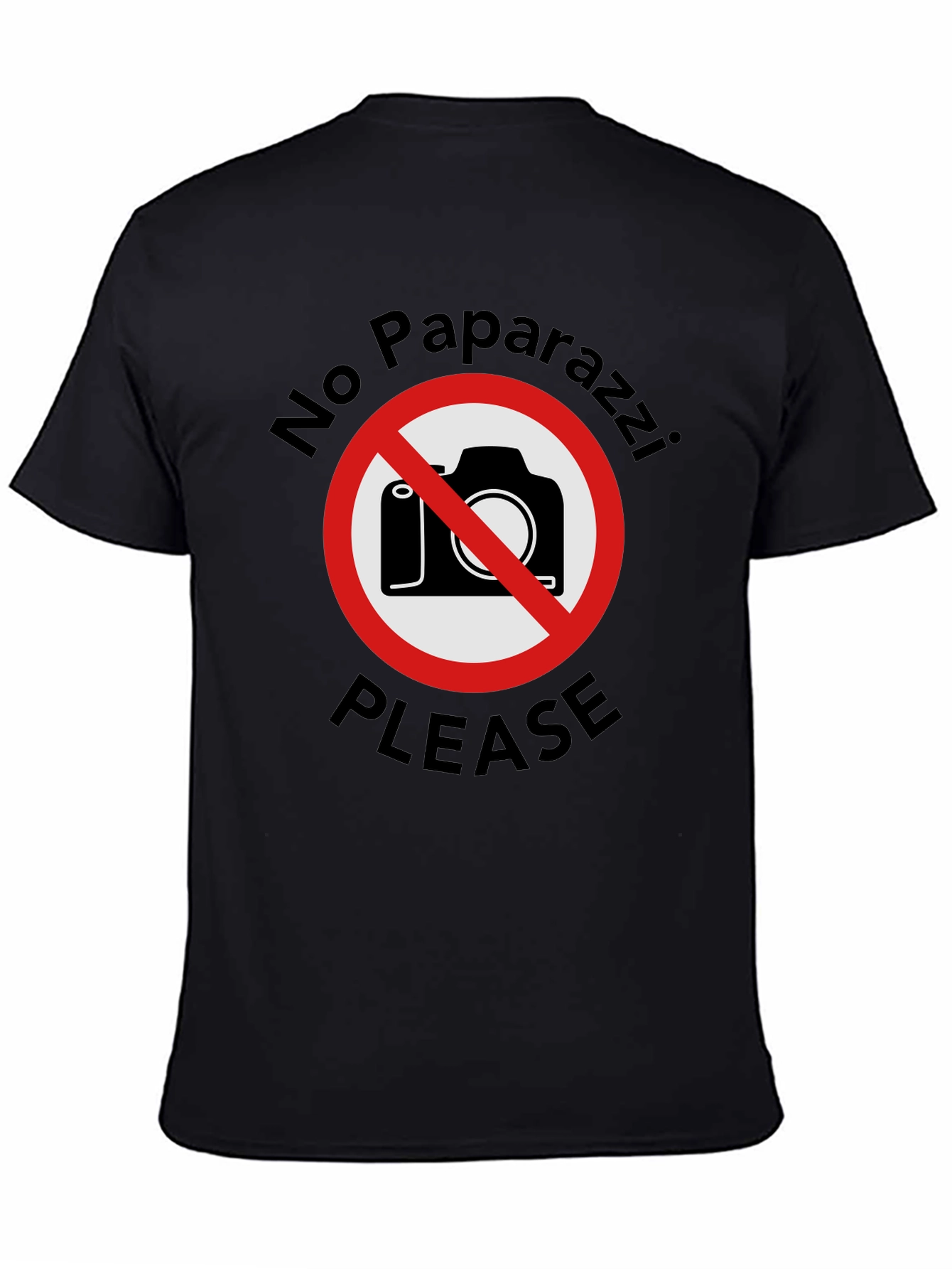 No Paparazzi Please - Graphic T-Shirt