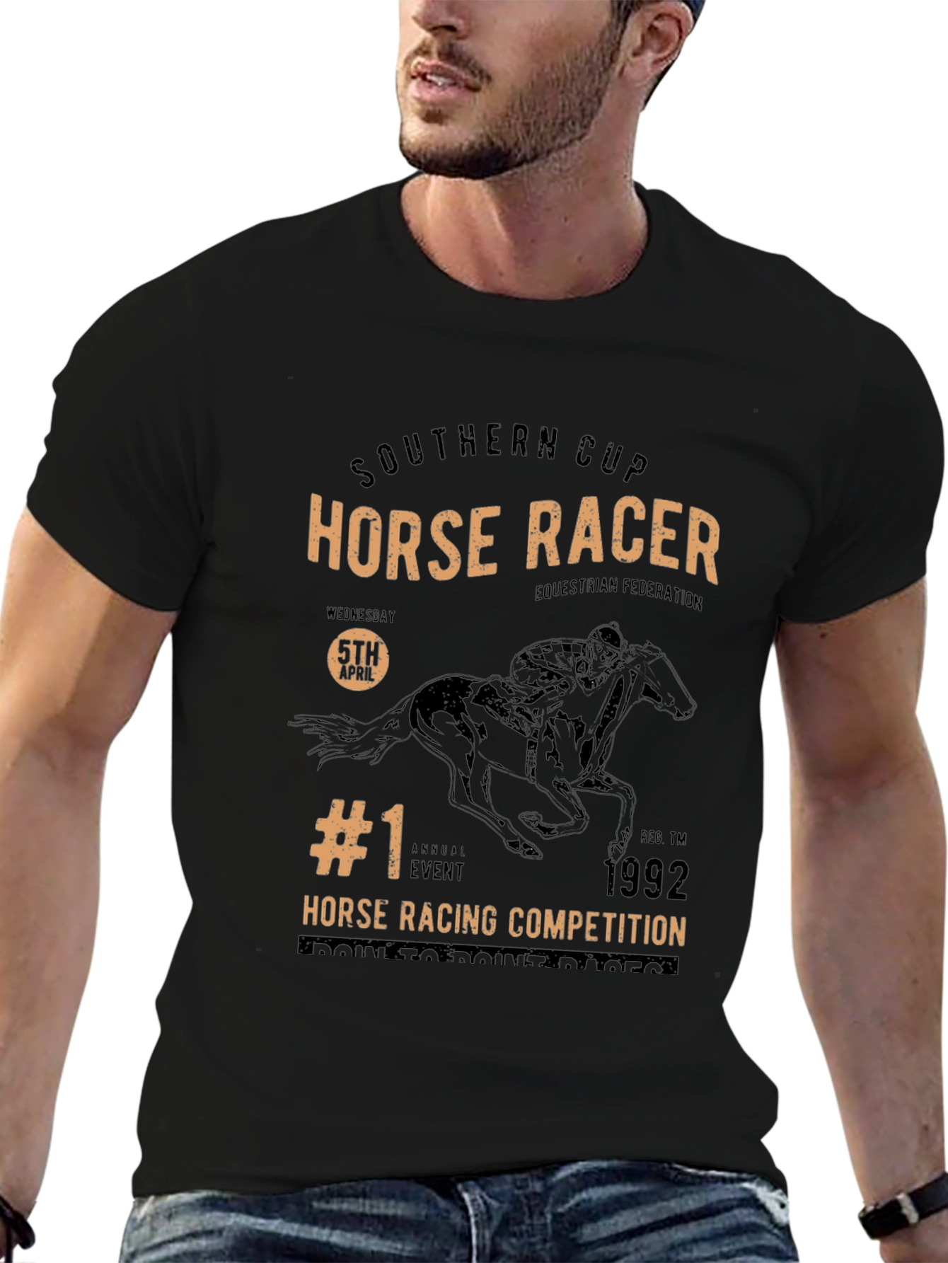 Southern Cup Horse Racer T-Shirt
