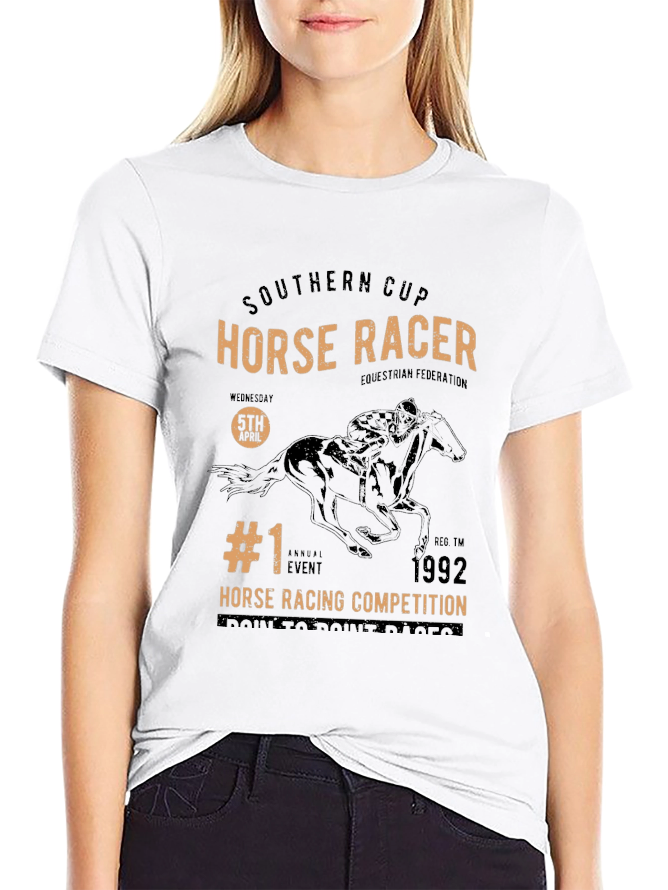 Southern Cup Horse Racer T-Shirt