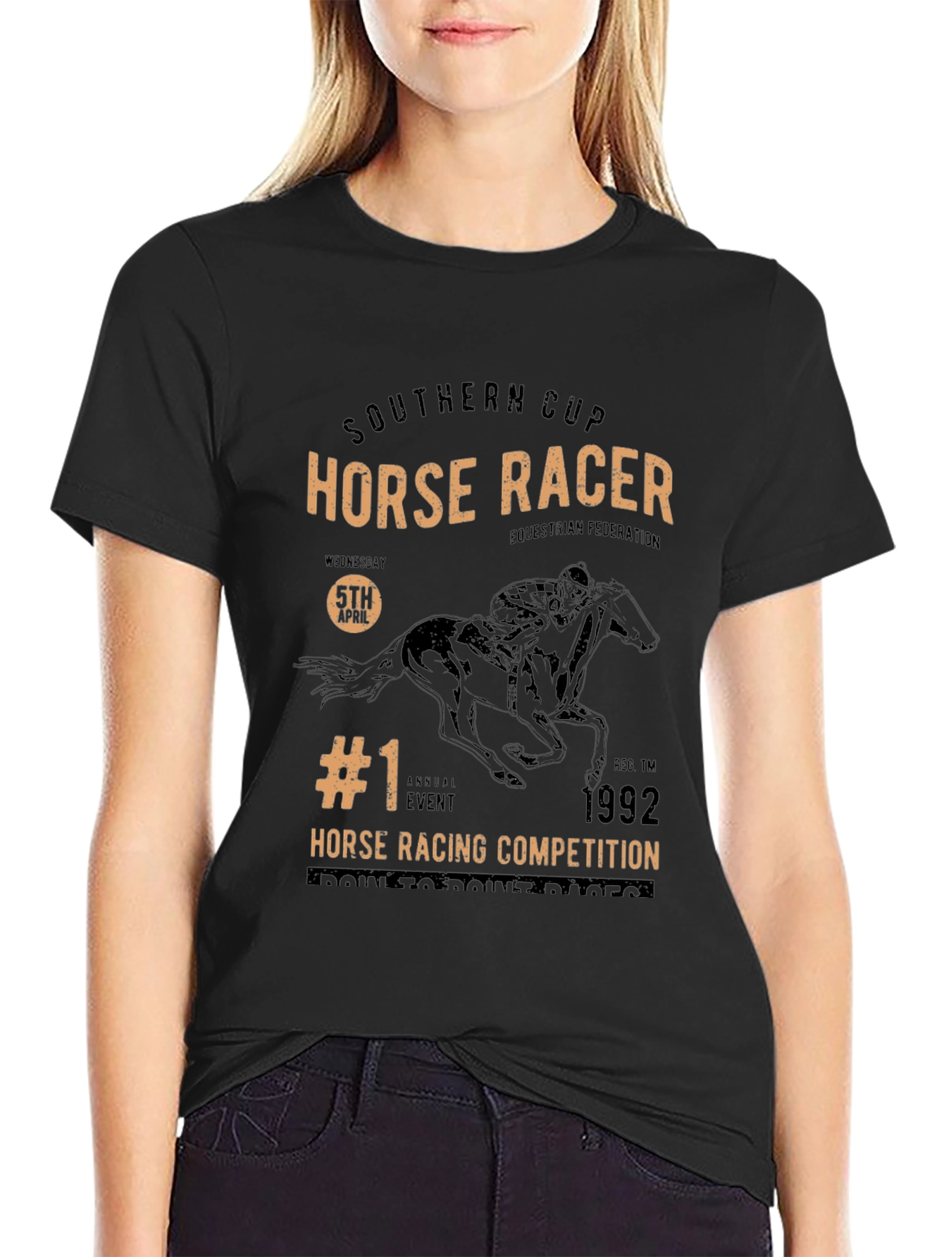 Southern Cup Horse Racer T-Shirt