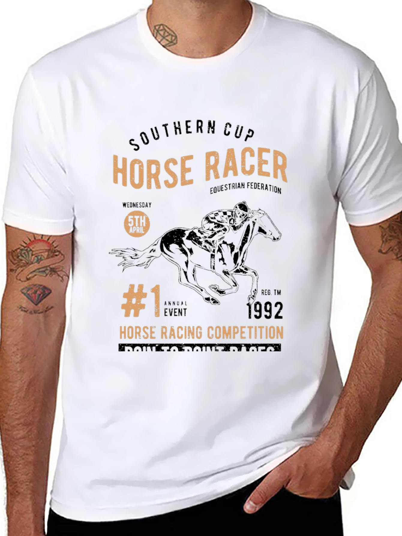 Southern Cup Horse Racer T-Shirt