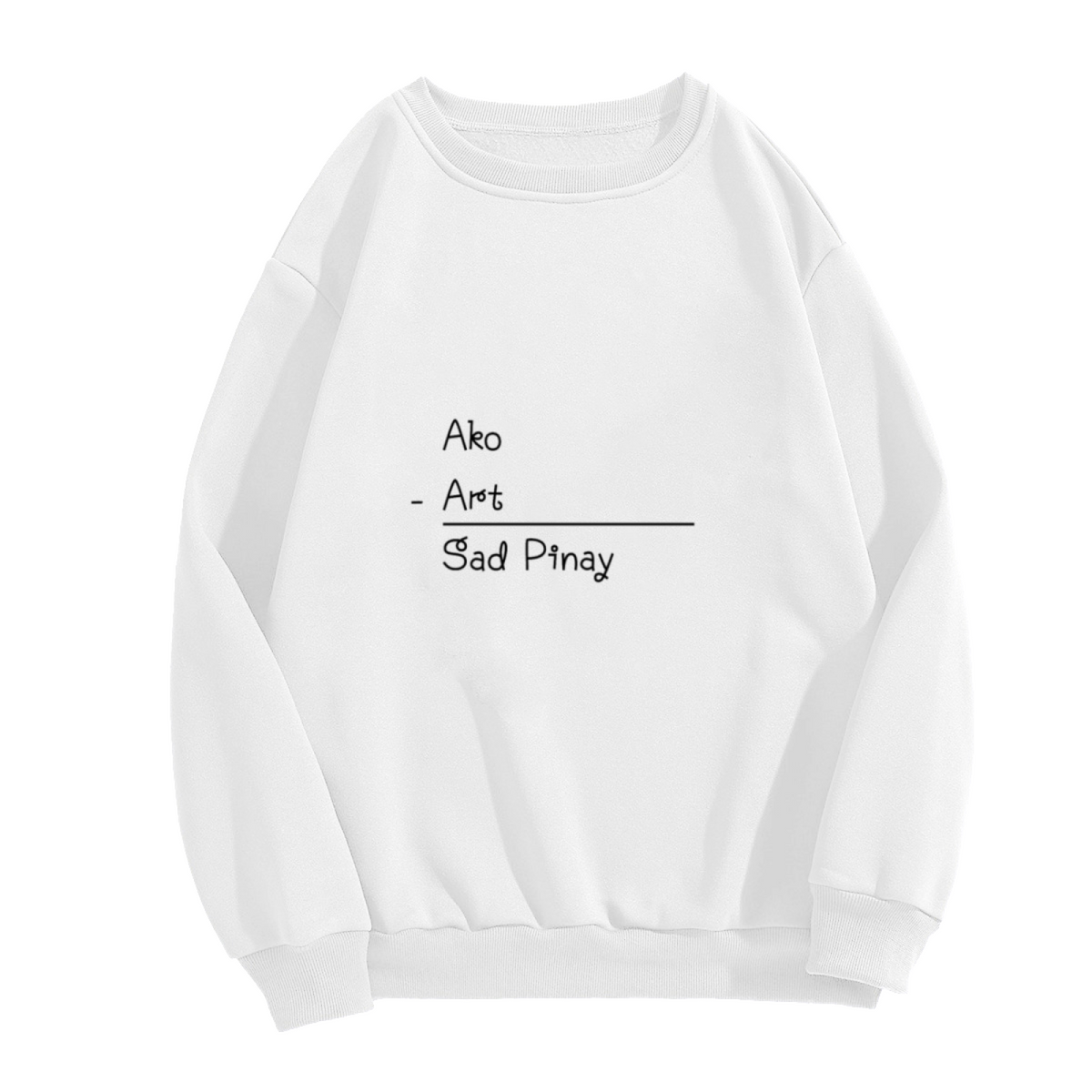Filipino Math Equation Humor Design - Crewneck Sweatshirt | Filipino, Funny Quote, Math Gift