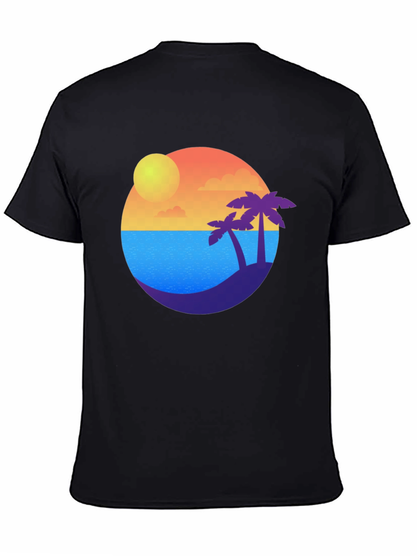Tropical Island Sunset T-Shirt