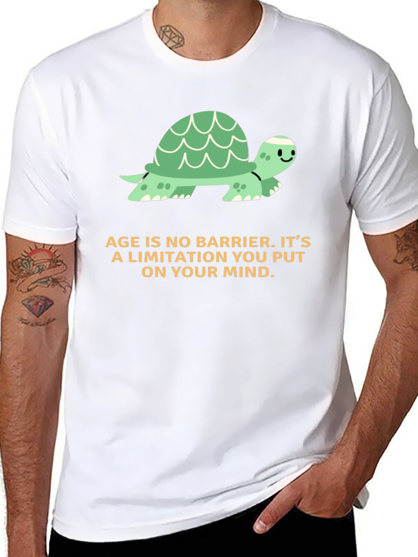 Age is No Barrier Turtle T-Shirt