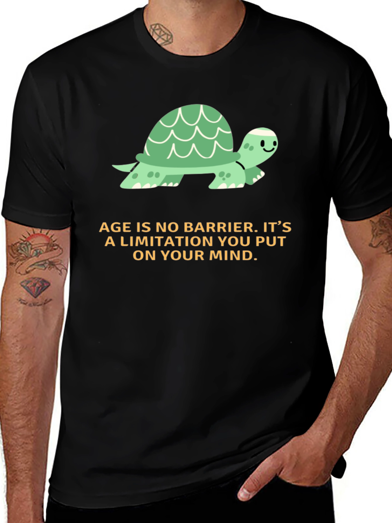 Age is No Barrier Turtle T-Shirt