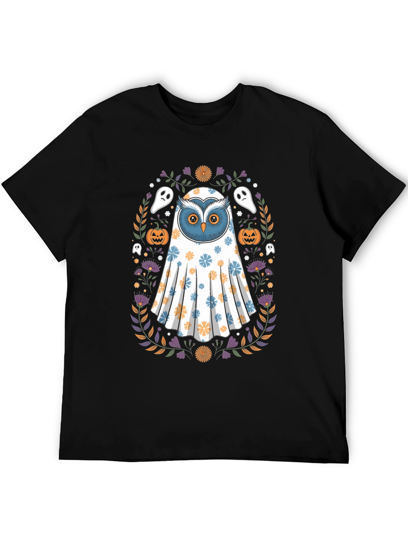 Halloween Owl Ghost T-Shirt