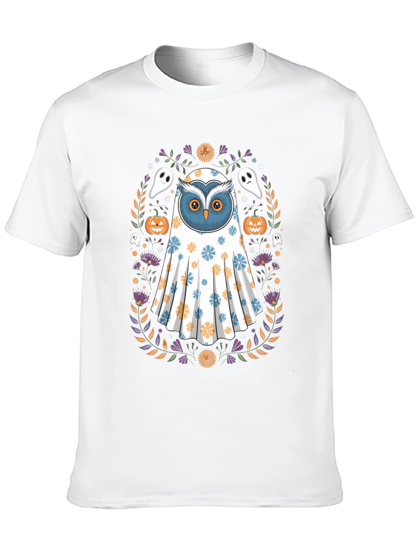 Halloween Owl Ghost T-Shirt