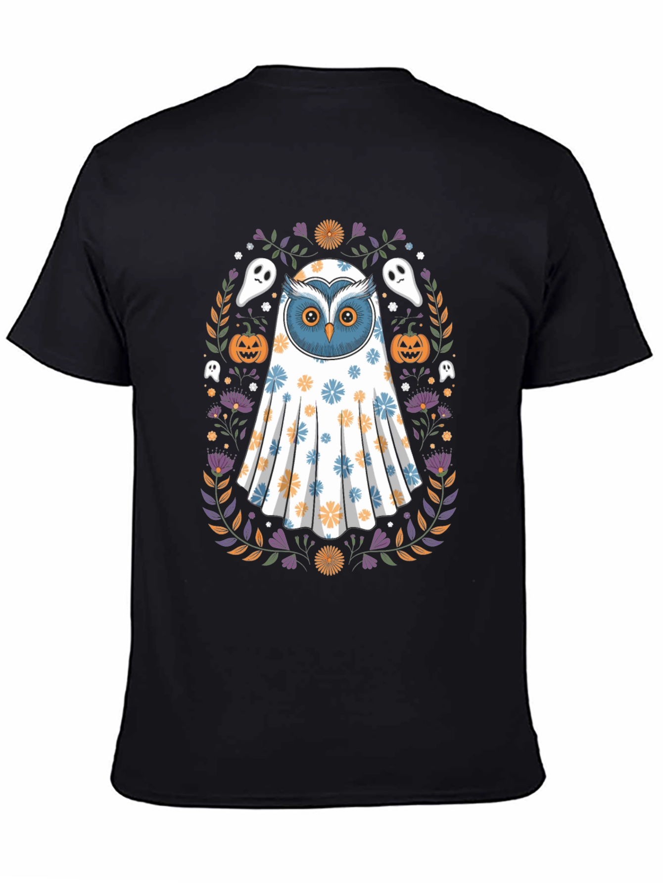 Halloween Owl Ghost T-Shirt