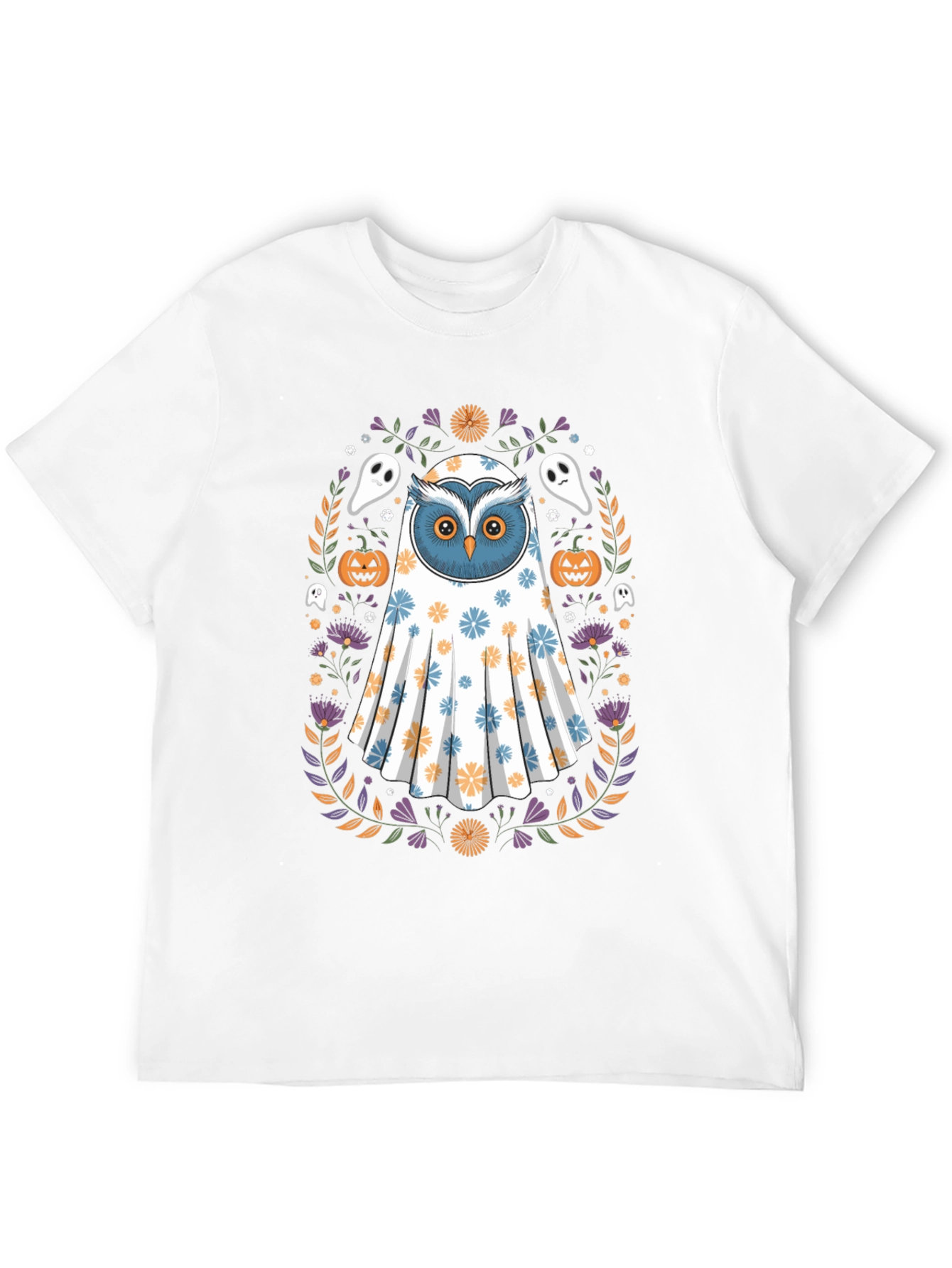 Halloween Owl Ghost T-Shirt