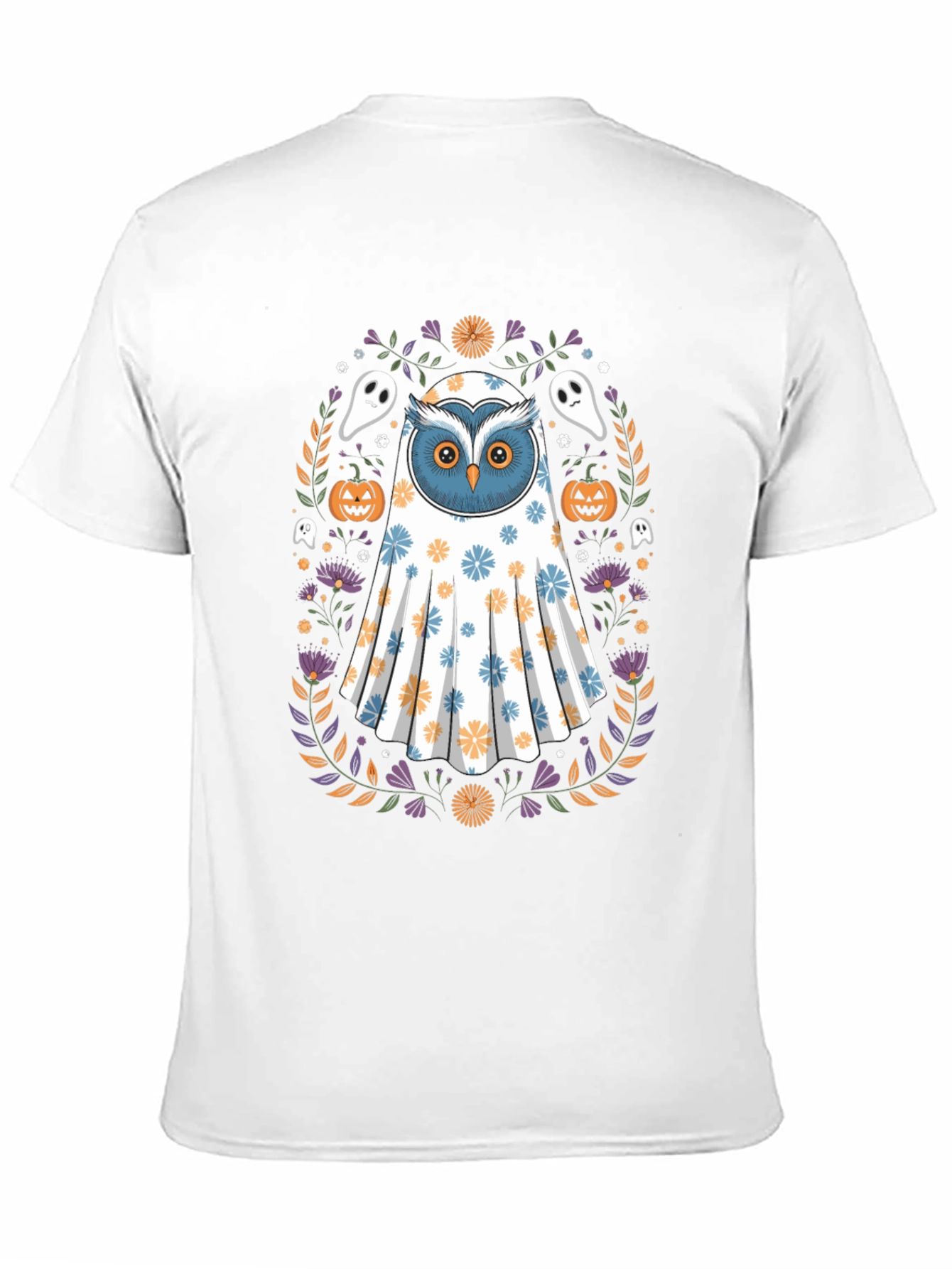 Halloween Owl Ghost T-Shirt