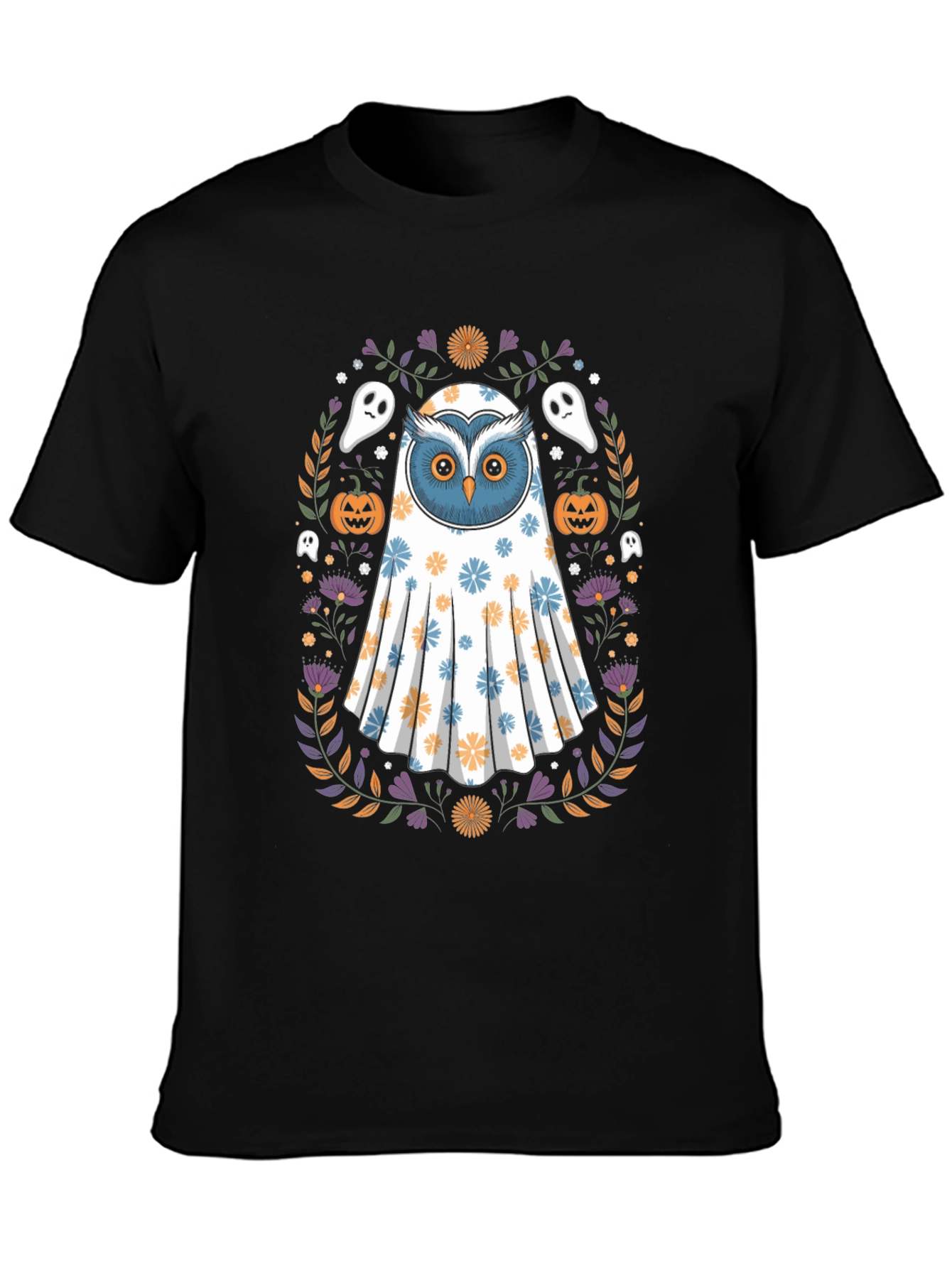 Halloween Owl Ghost T-Shirt