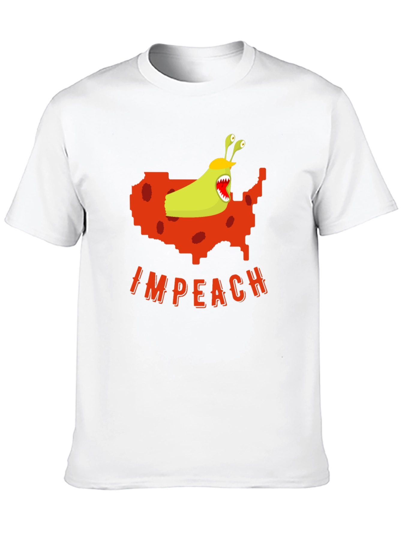 Impeach Monster USA Map Graphic Tee