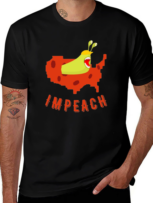Impeach Monster USA Map Graphic Tee