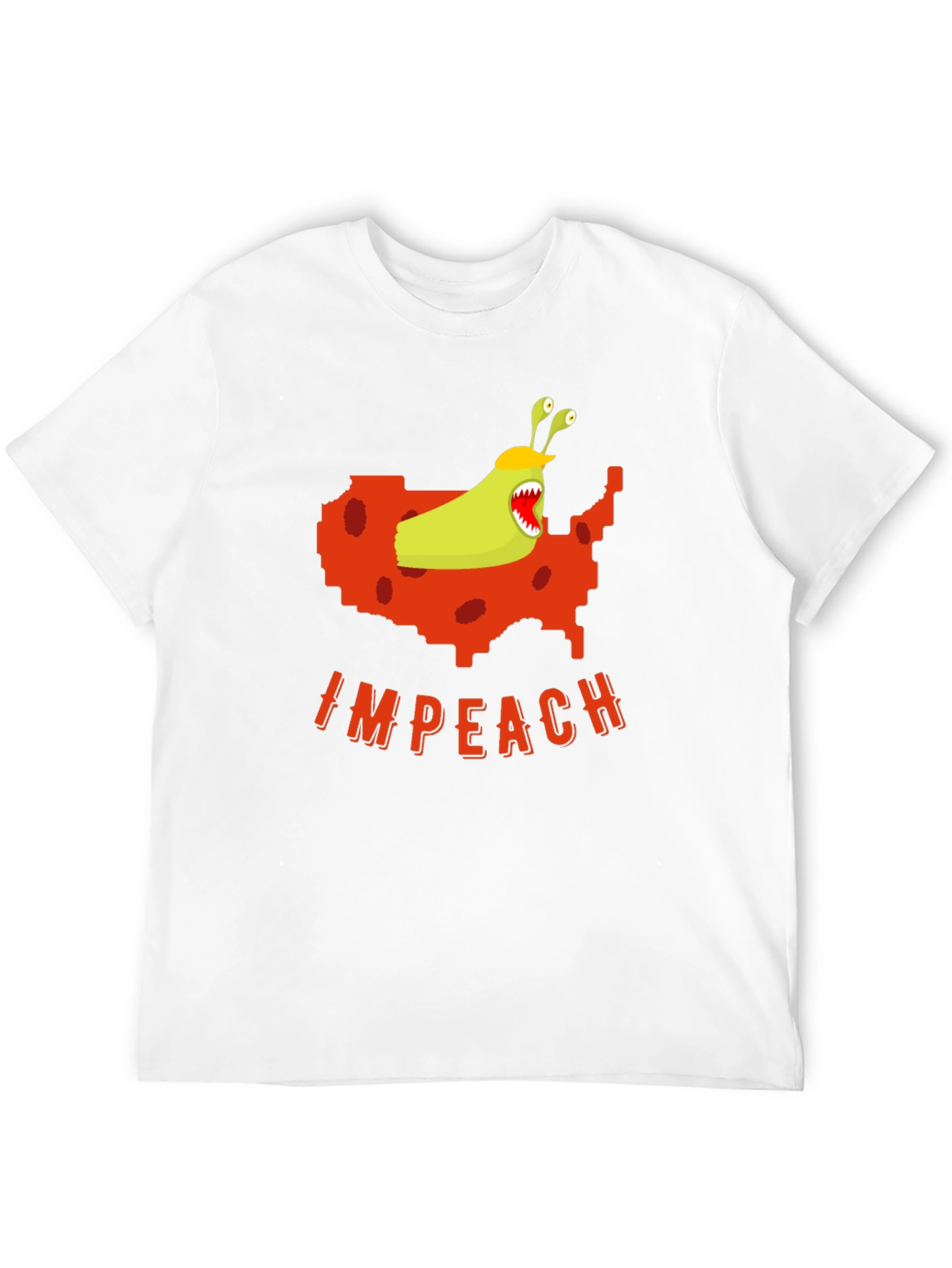 Impeach Monster USA Map Graphic Tee
