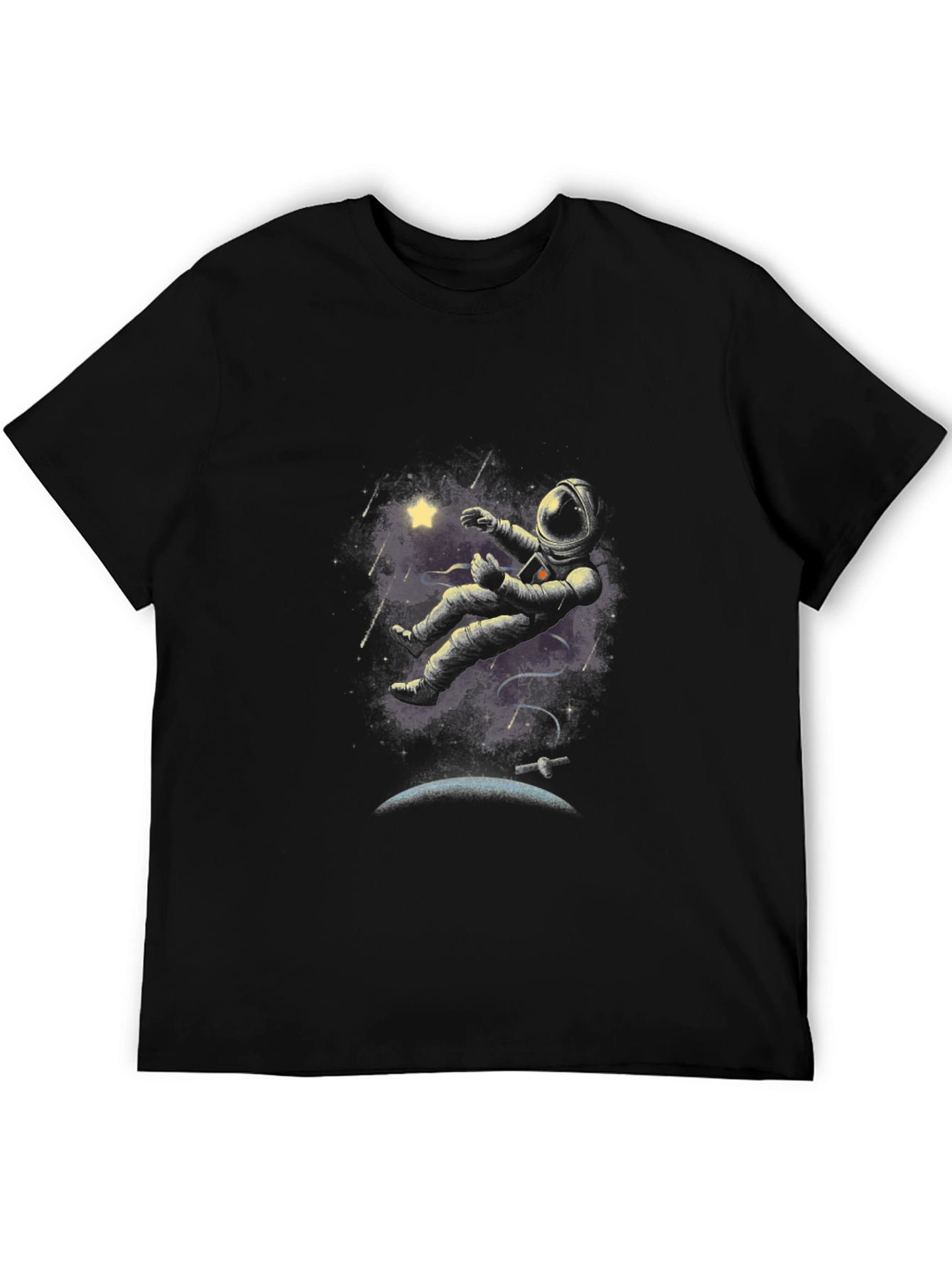 Astronaut in Space T-Shirt - Unique Graphic Tee