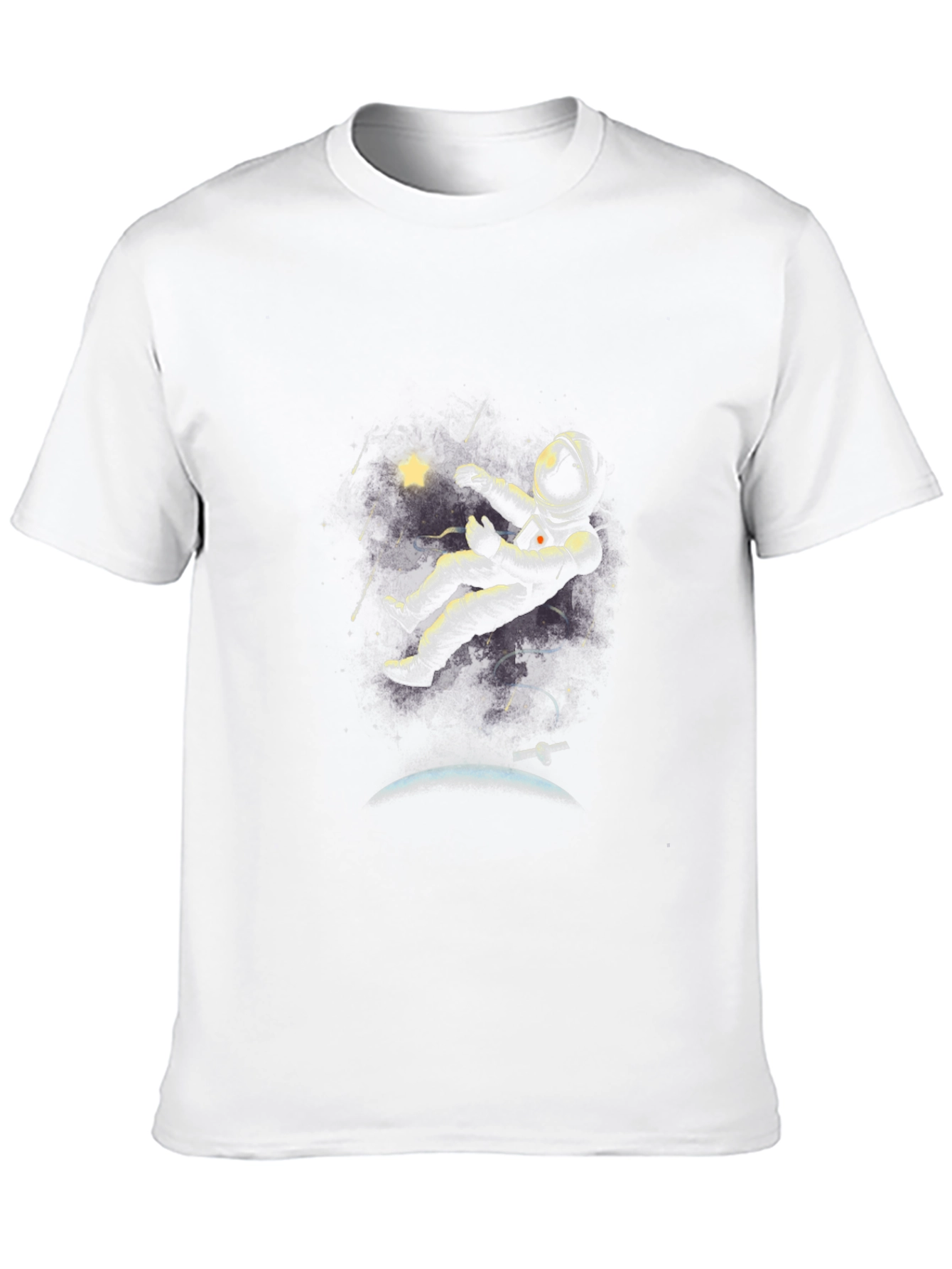Astronaut in Space T-Shirt - Unique Graphic Tee
