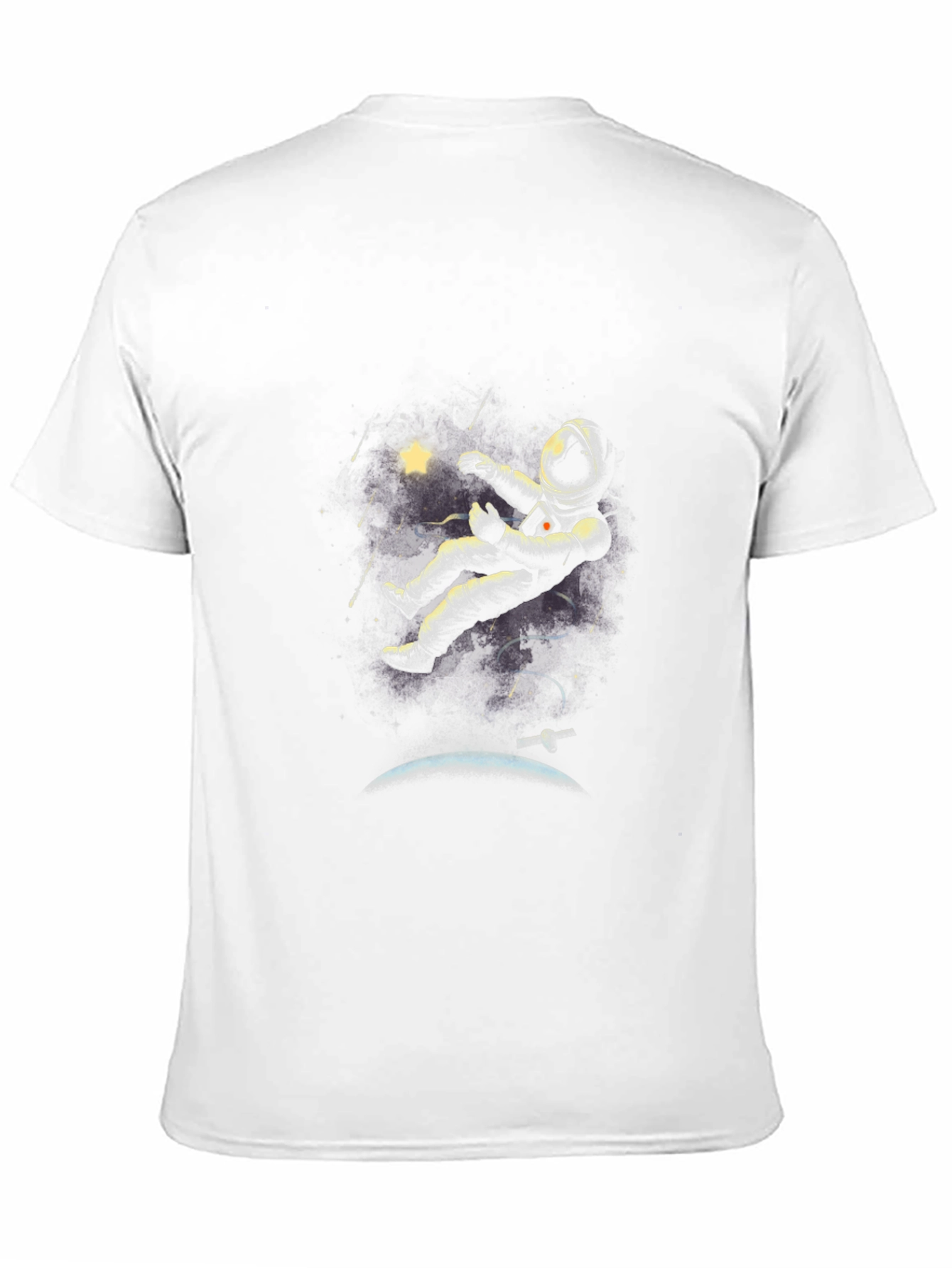 Astronaut in Space T-Shirt - Unique Graphic Tee