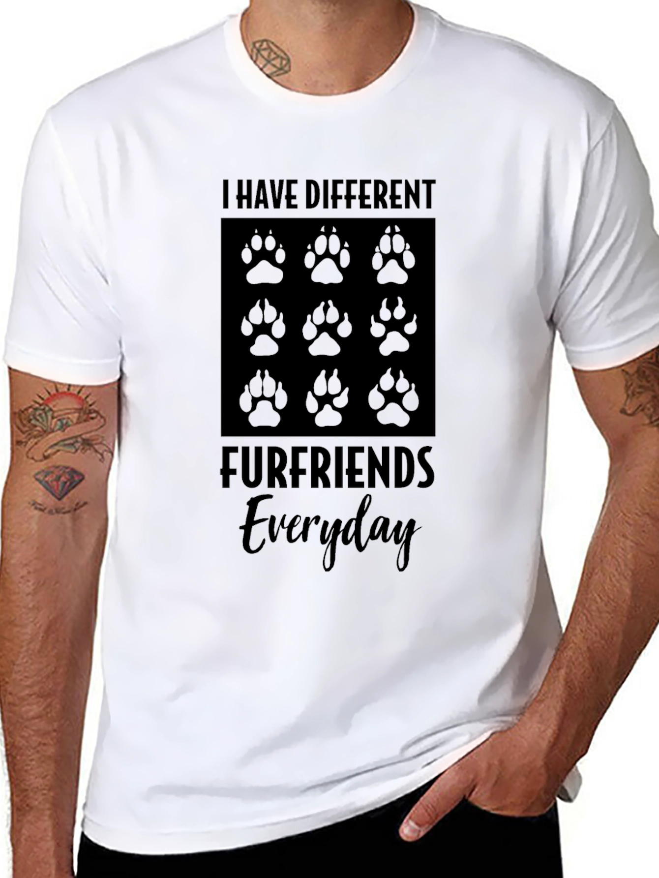 I Have Different Furfriends Everyday Tee