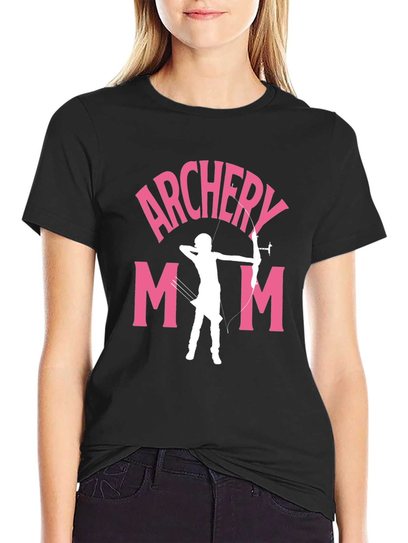 Archery Mom T-Shirt - Black