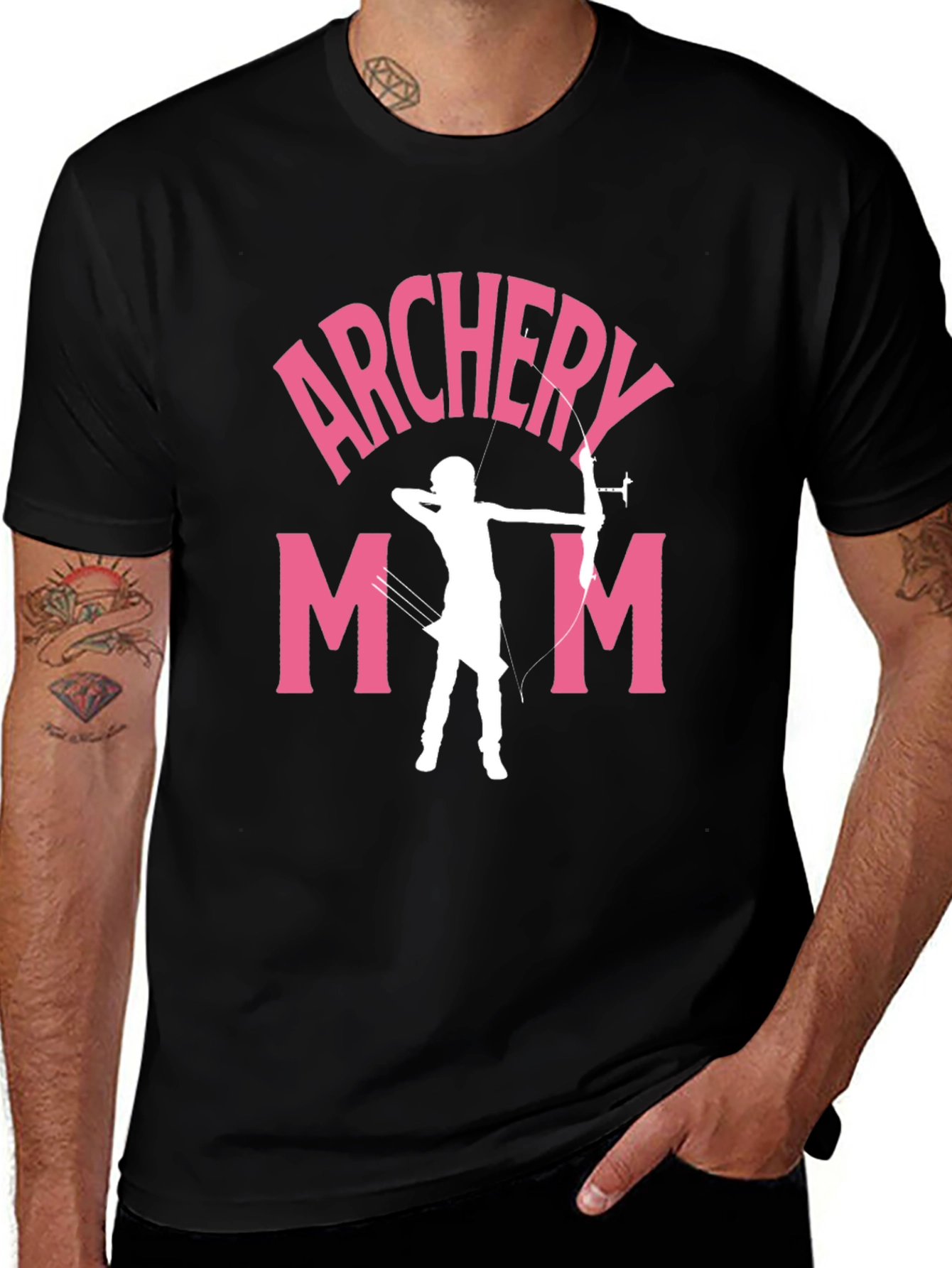 Archery Mom T-Shirt - Black