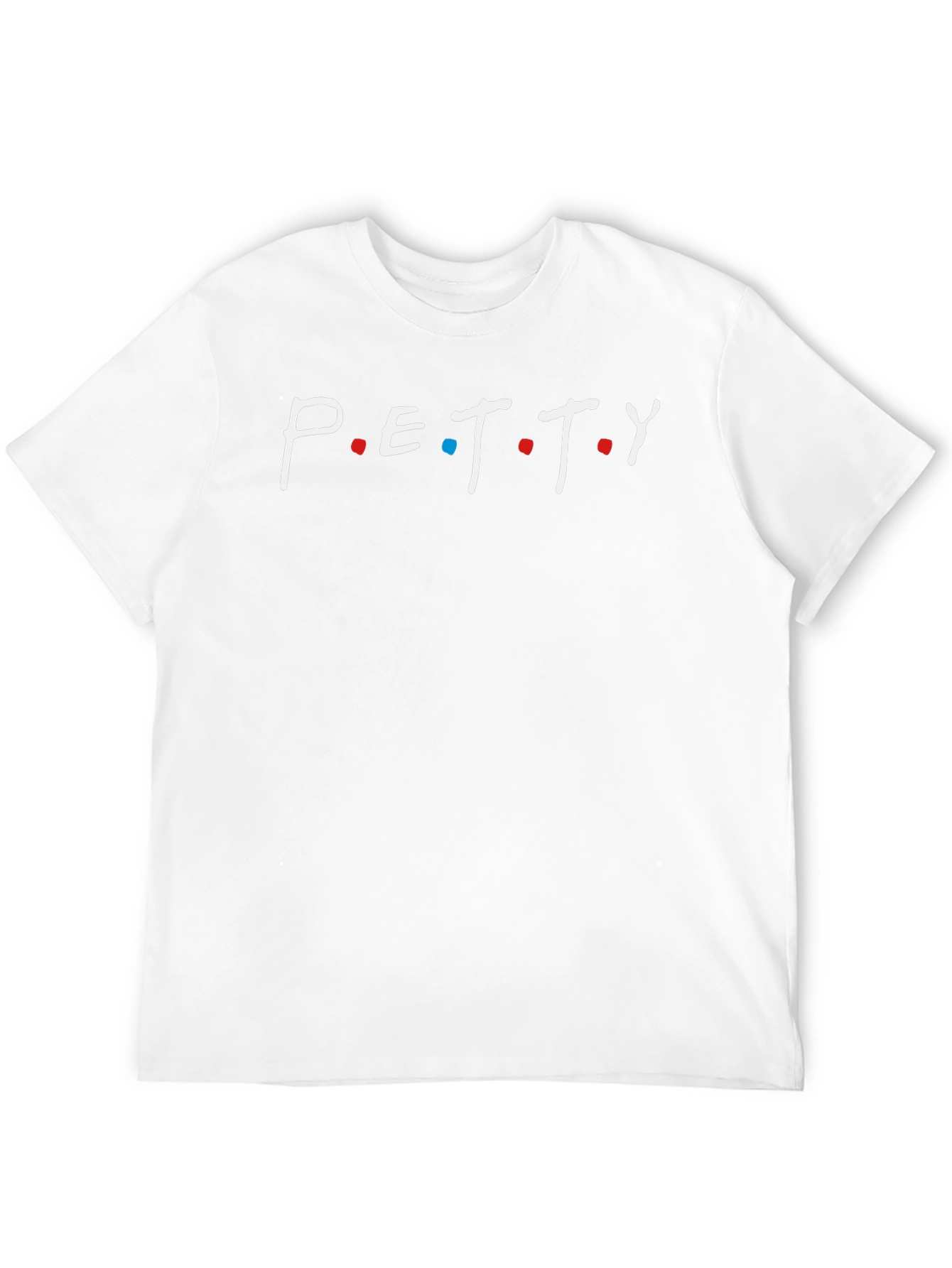 Petty Graphic T-Shirt - Cotton Blend Crew Neck Tee