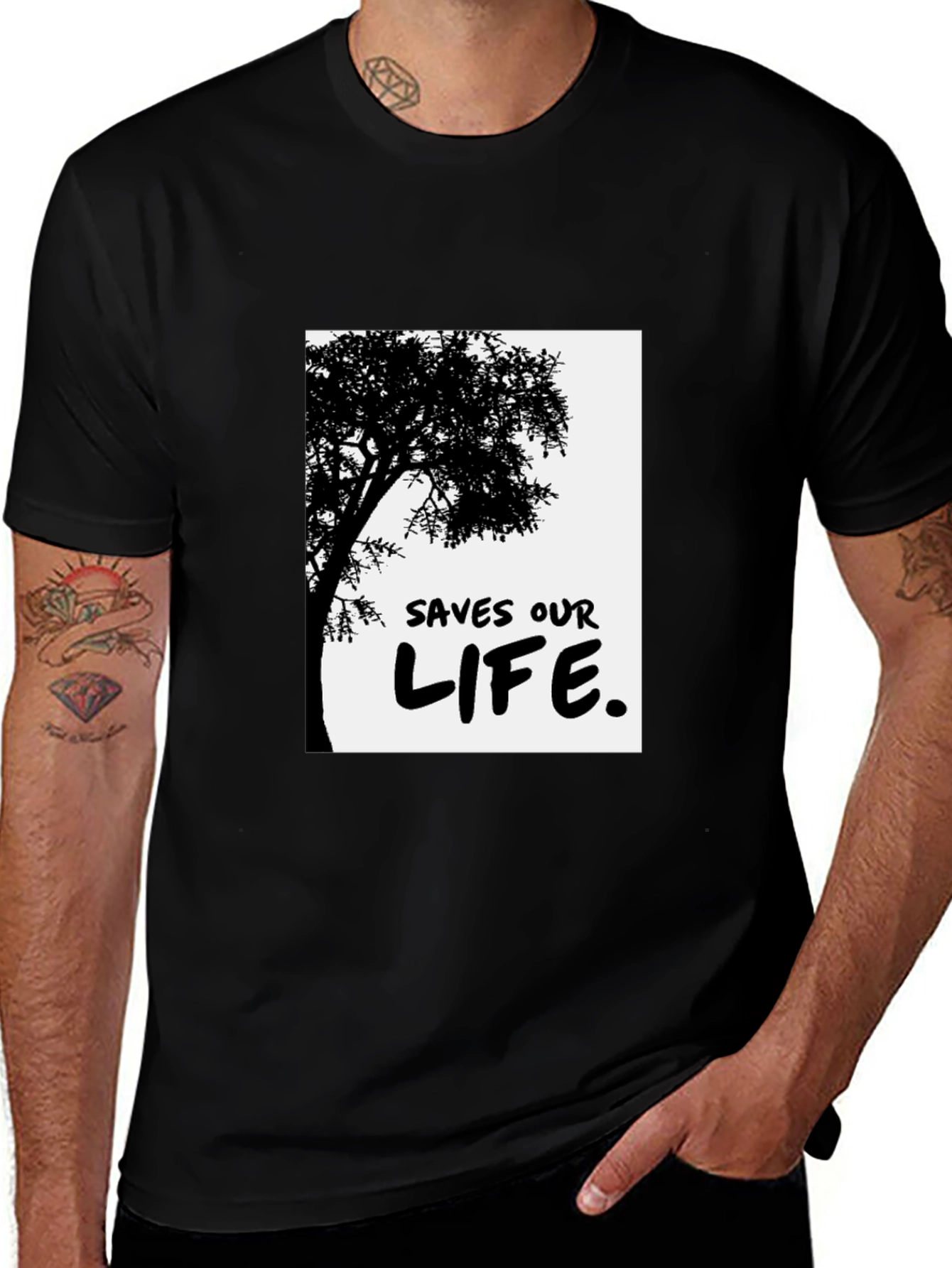 Eco-Friendly Tree Saves Our Life T-Shirt
