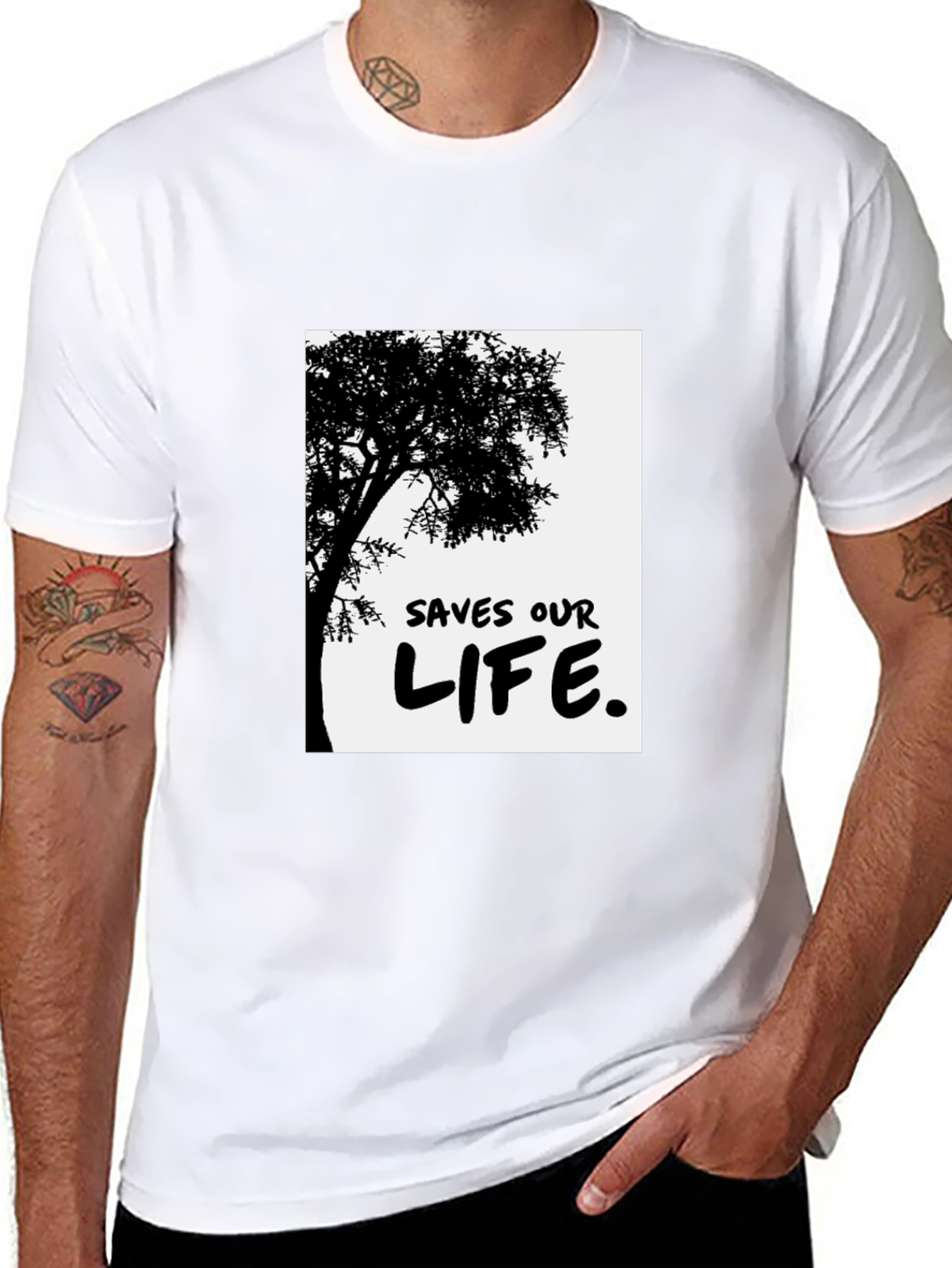 Eco-Friendly Tree Saves Our Life T-Shirt