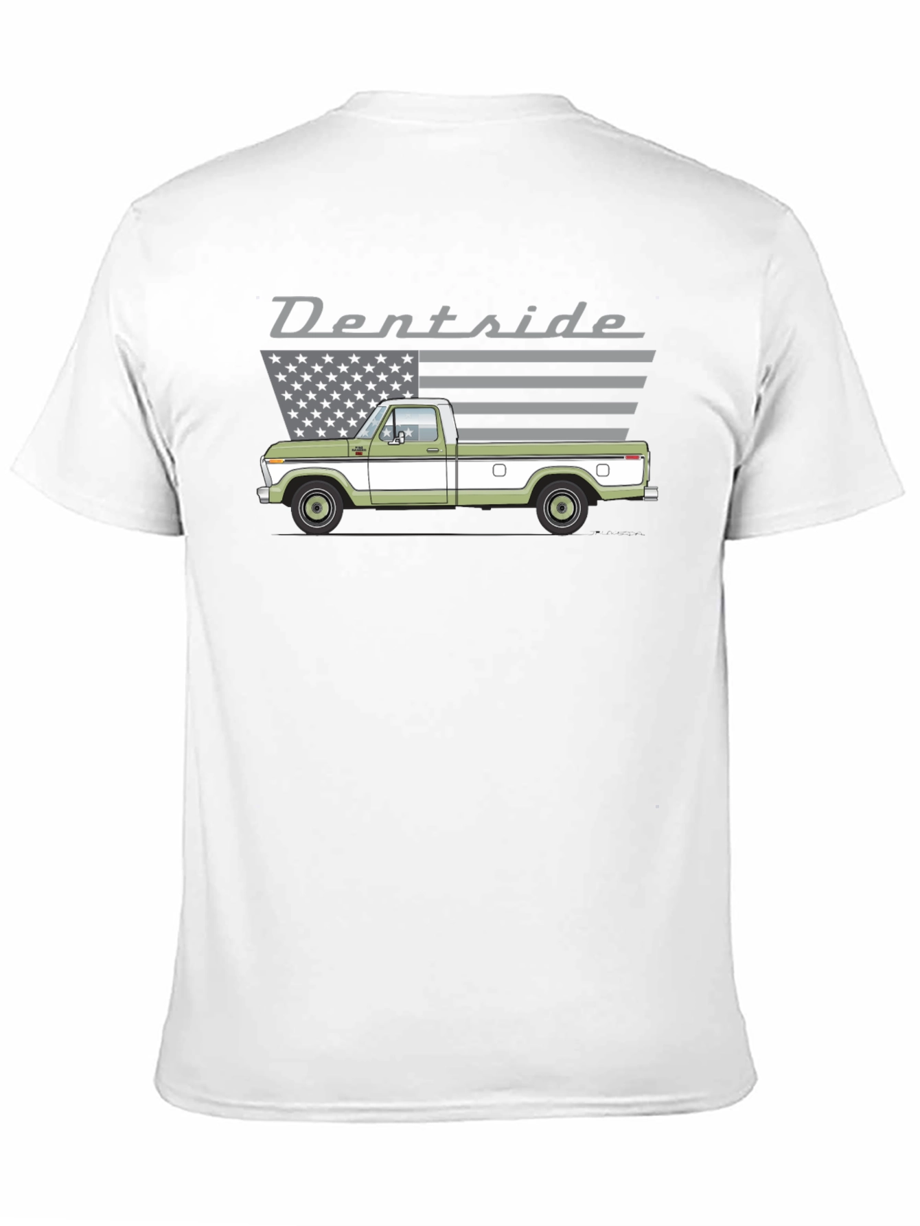 Dent Side Truck Graphic T-Shirt