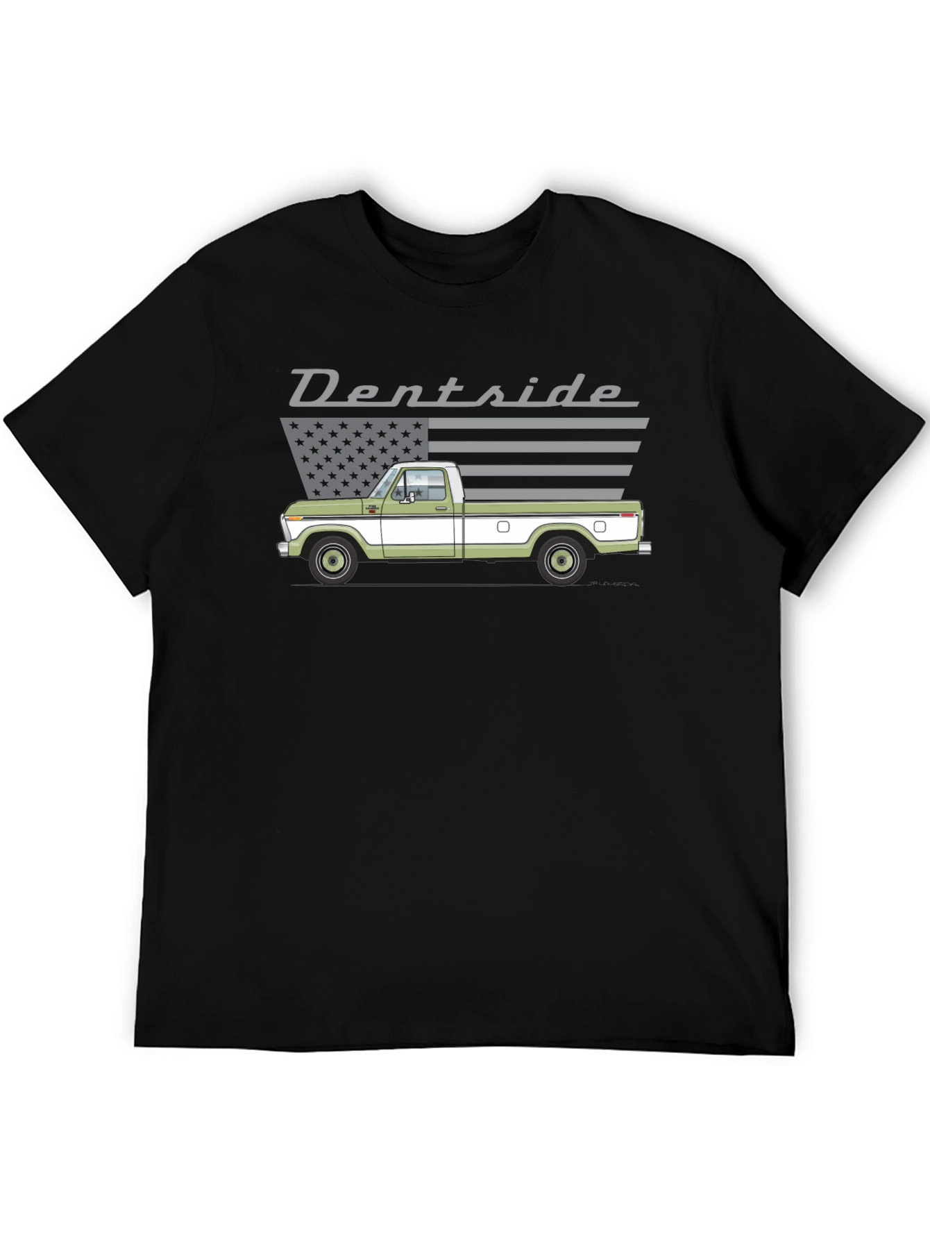 Dent Side Truck Graphic T-Shirt