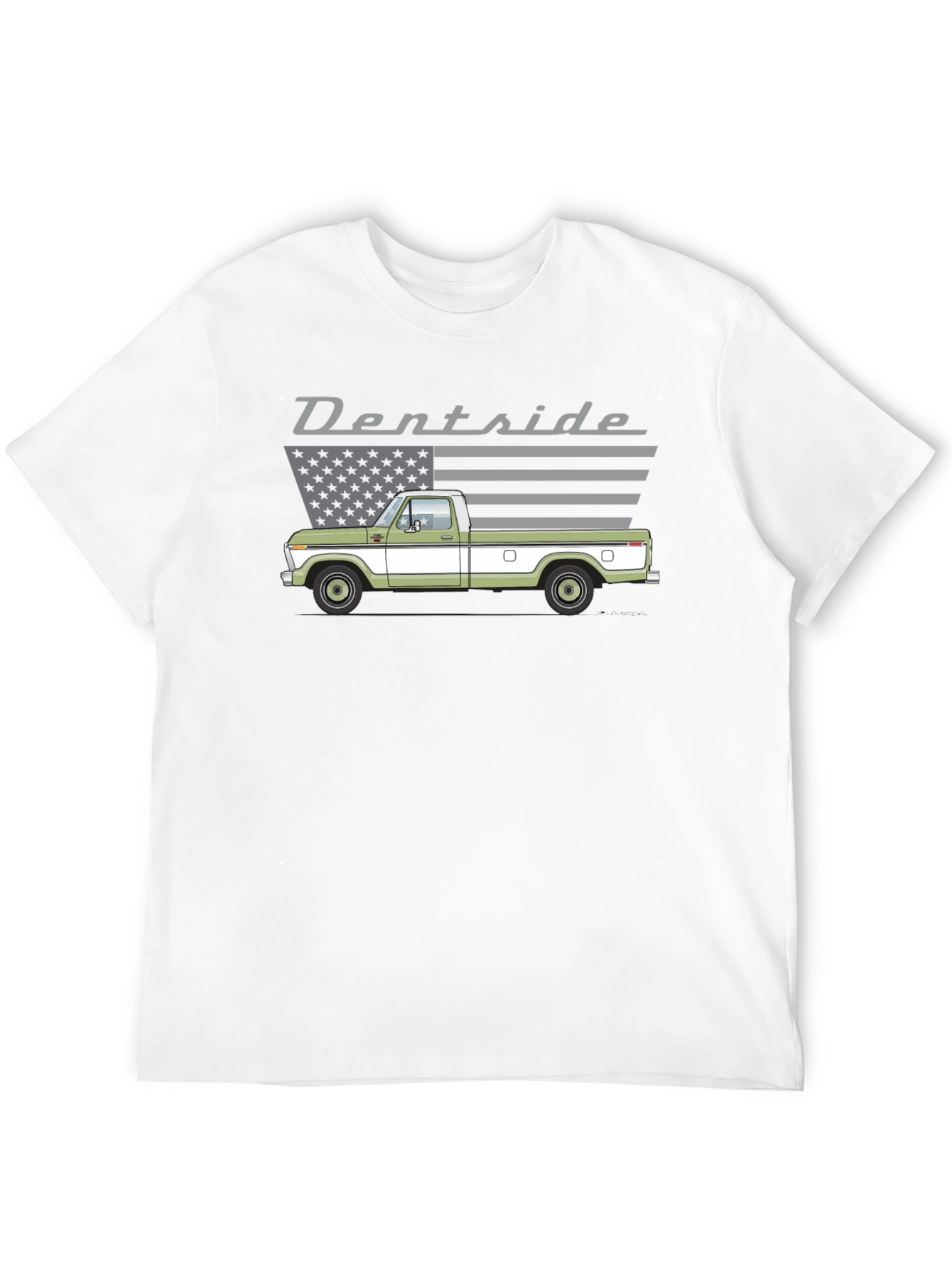 Dent Side Truck Graphic T-Shirt