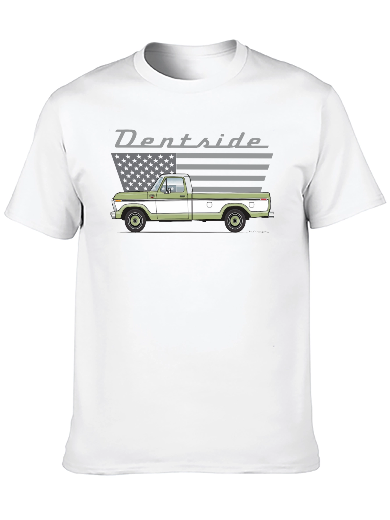 Dent Side Truck Graphic T-Shirt