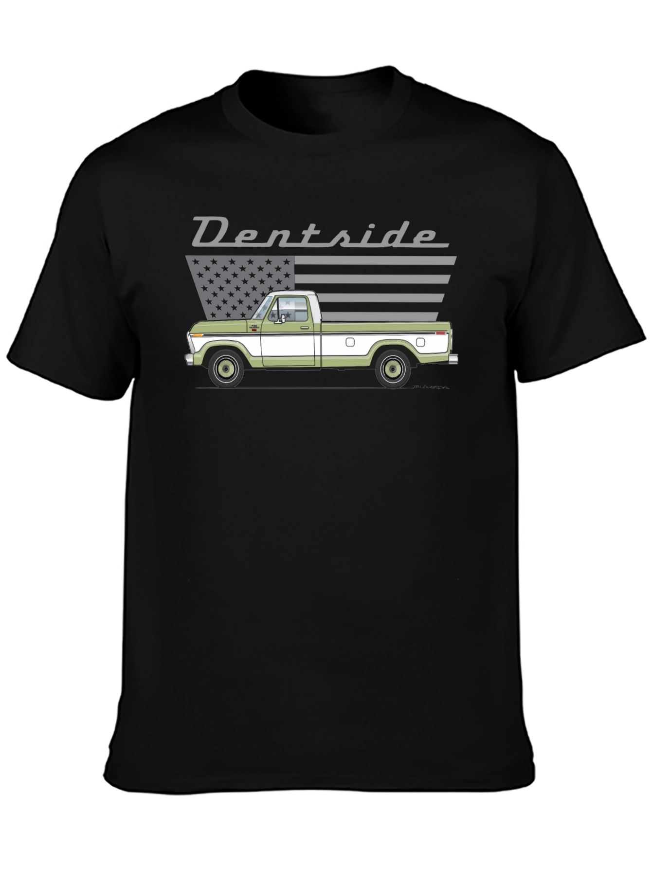 Dent Side Truck Graphic T-Shirt