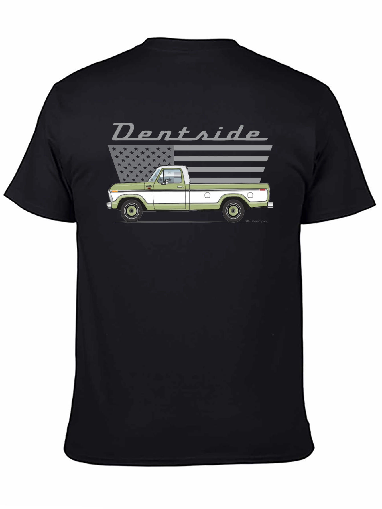 Dent Side Truck Graphic T-Shirt
