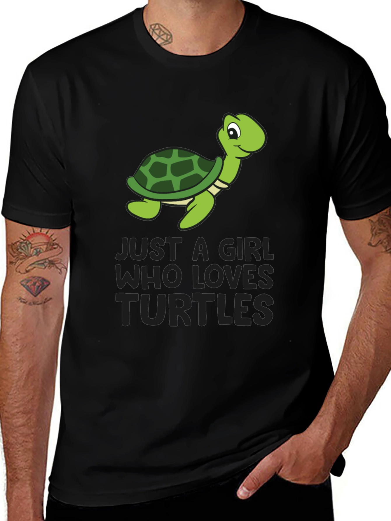 Turtle Lover T-Shirt - Cute Girls Tee