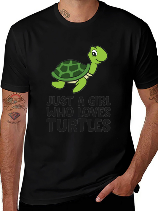 Turtle Lover T-Shirt - Cute Girls Tee
