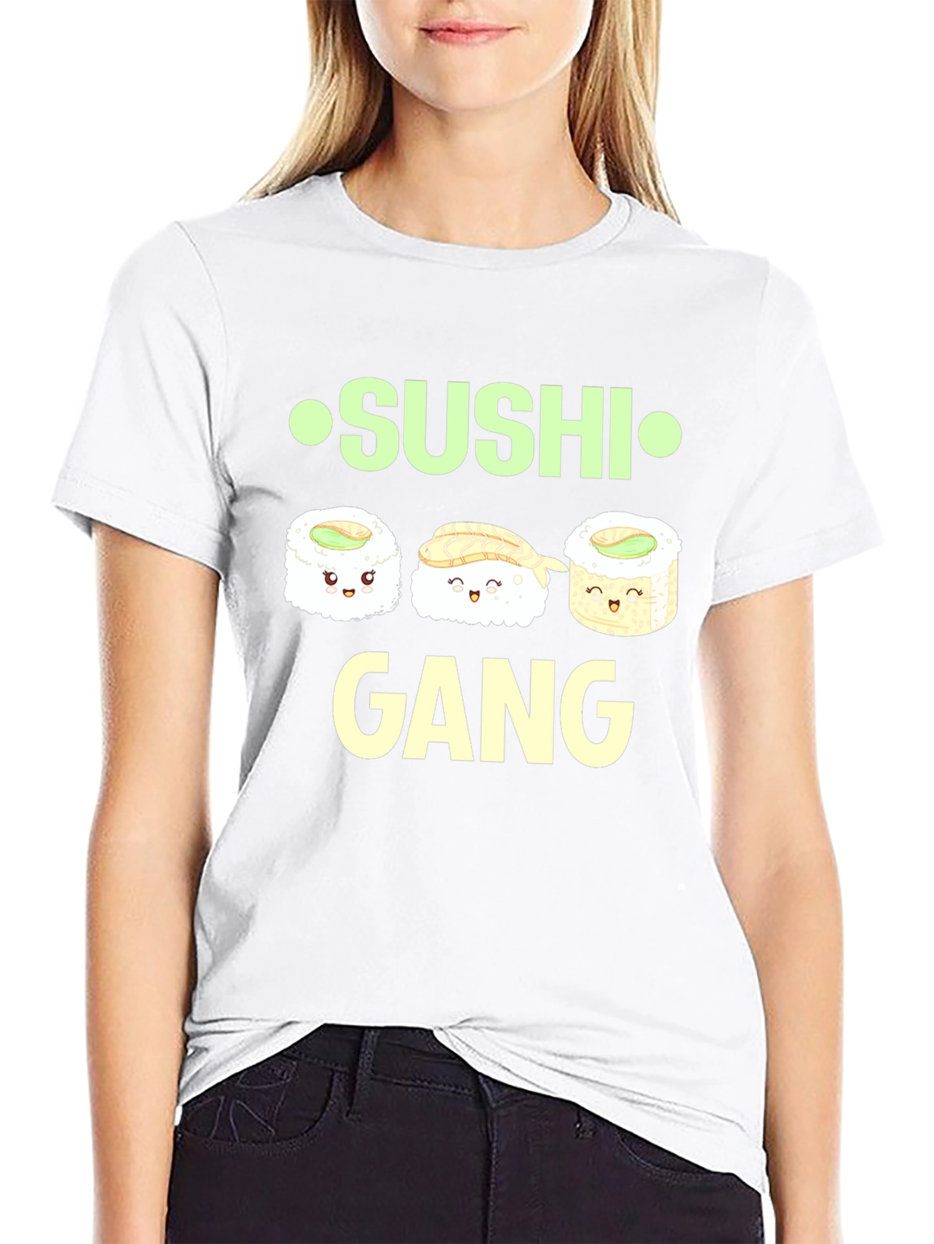 Sushi Gang Graphic Tee - Funny Food Shirt