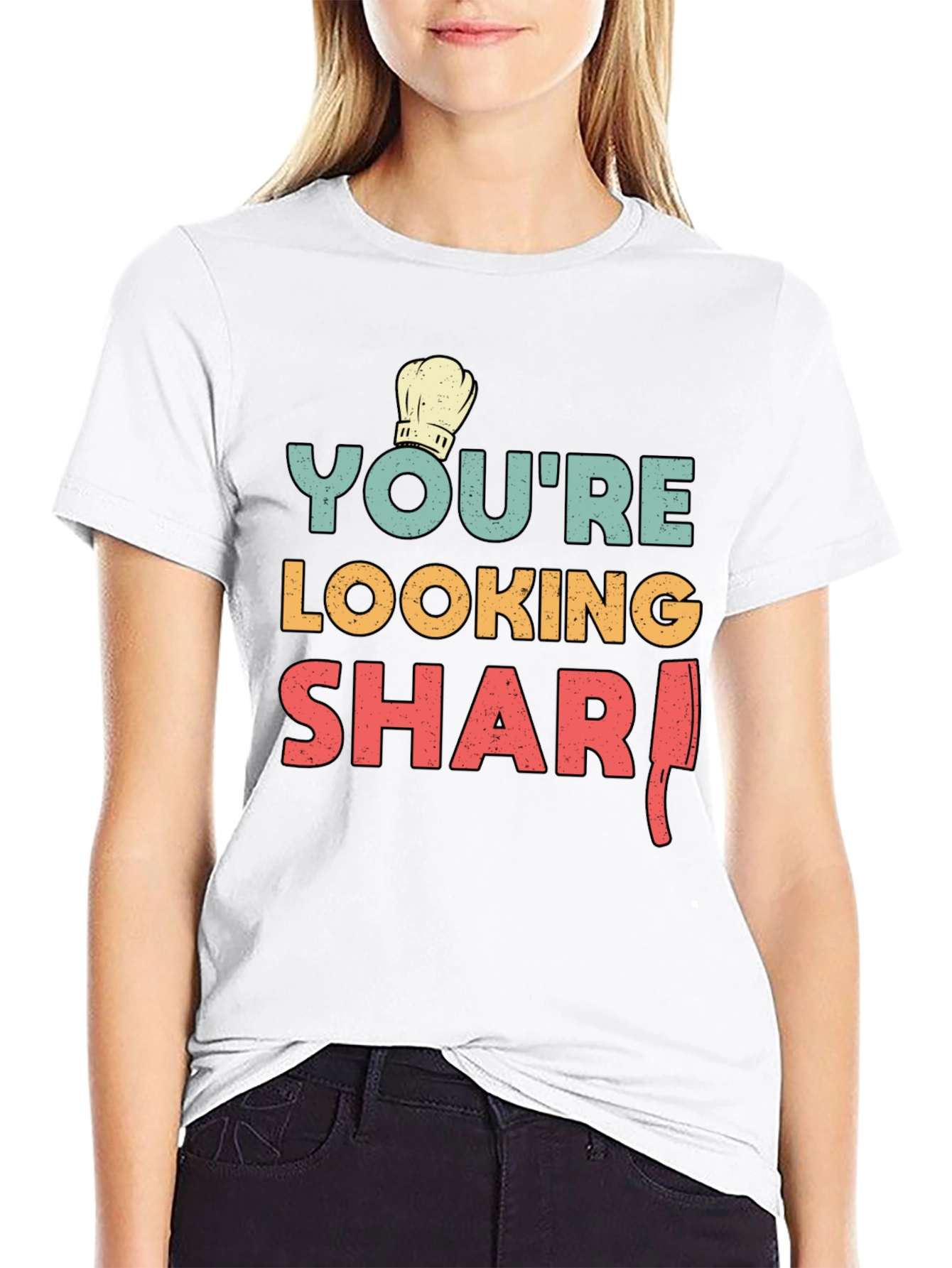 Youre Looking Sharp Chef T-Shirt - Black