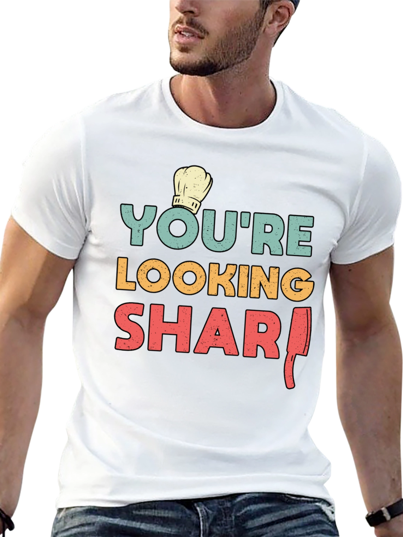 Youre Looking Sharp Chef T-Shirt - Black