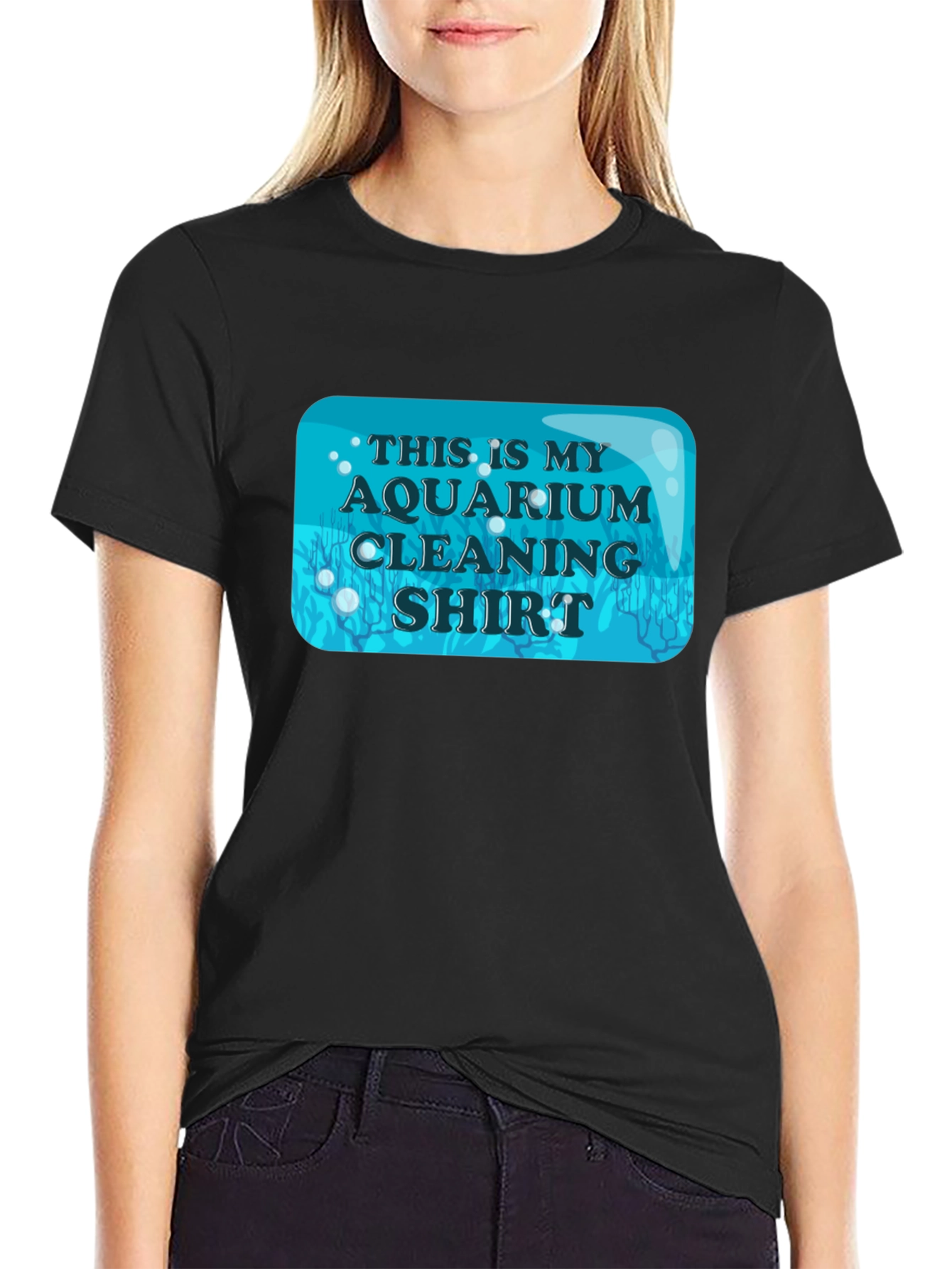 Aquarium Cleaning Shirt - Novelty Fish Keeper Tee