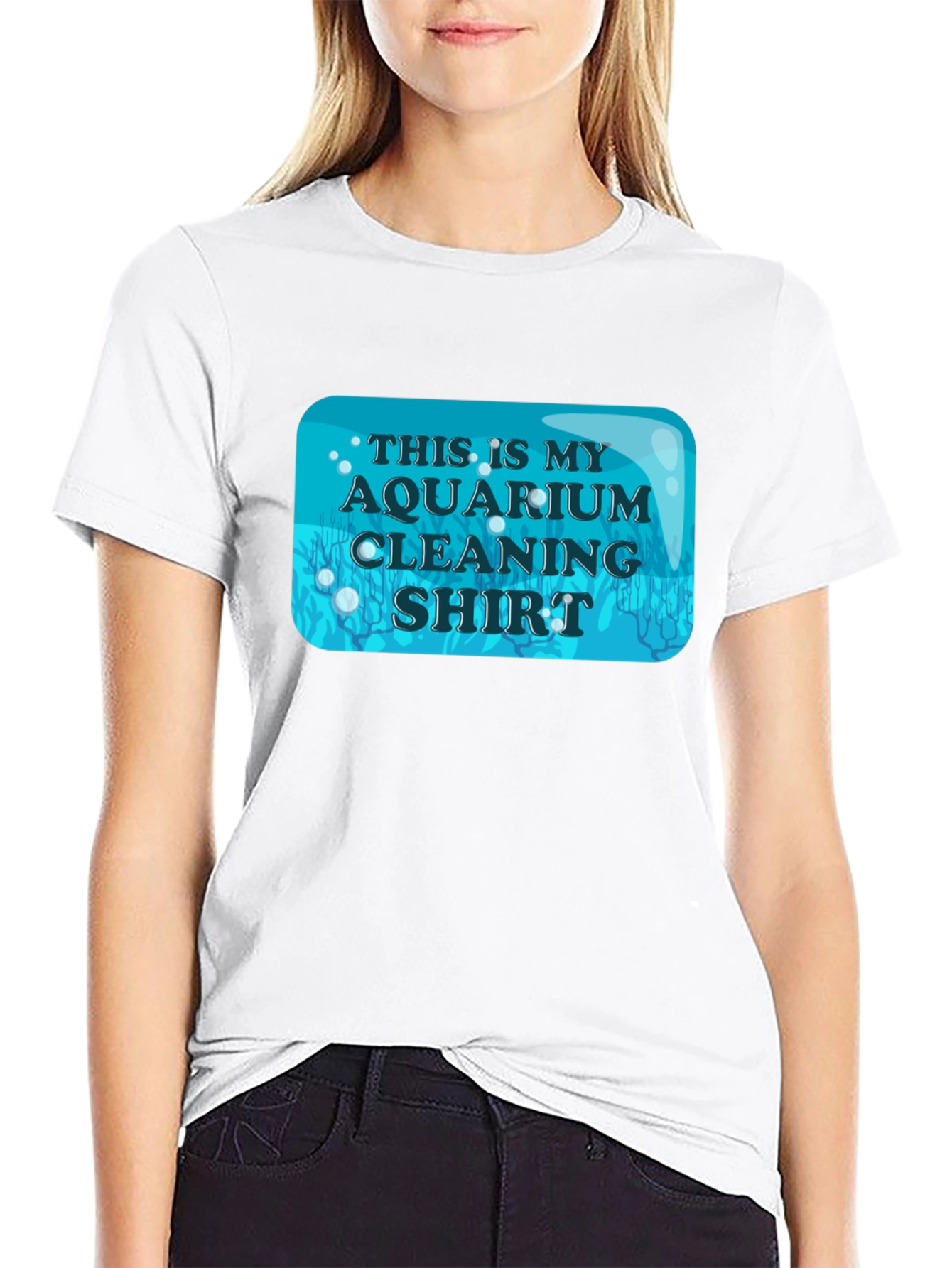 Aquarium Cleaning Shirt - Novelty Fish Keeper Tee