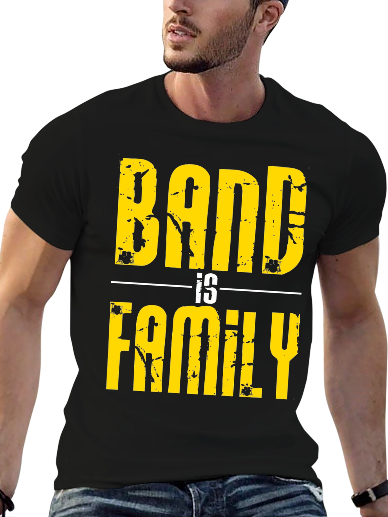 Band is Family Graphic Tee - Black