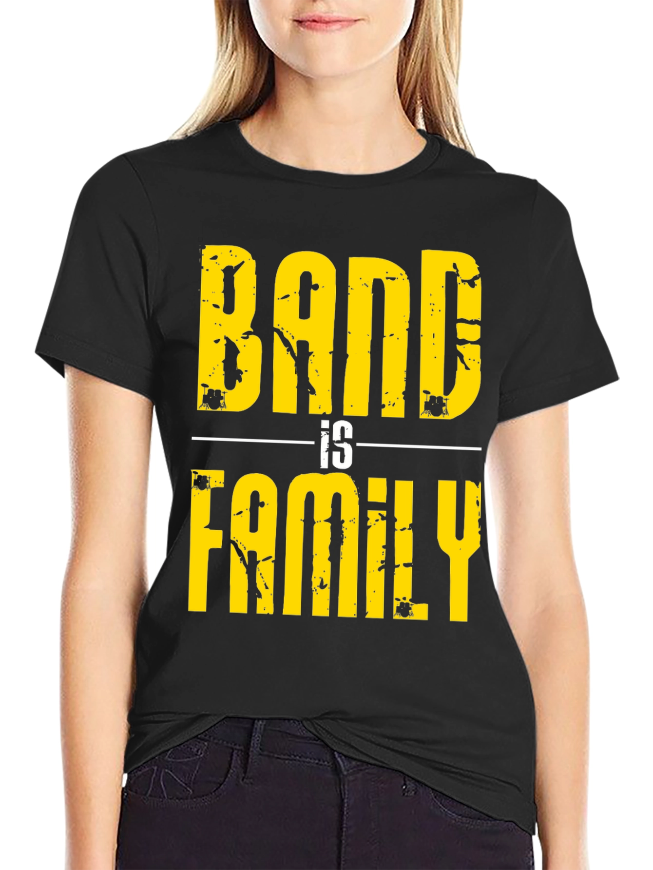 Band is Family Graphic Tee - Black