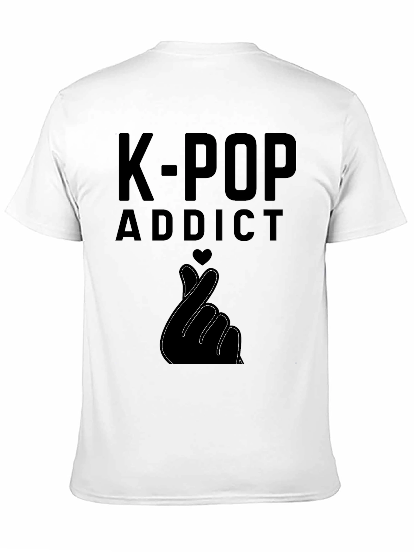 K-Pop Addict Heart Hand T-Shirt